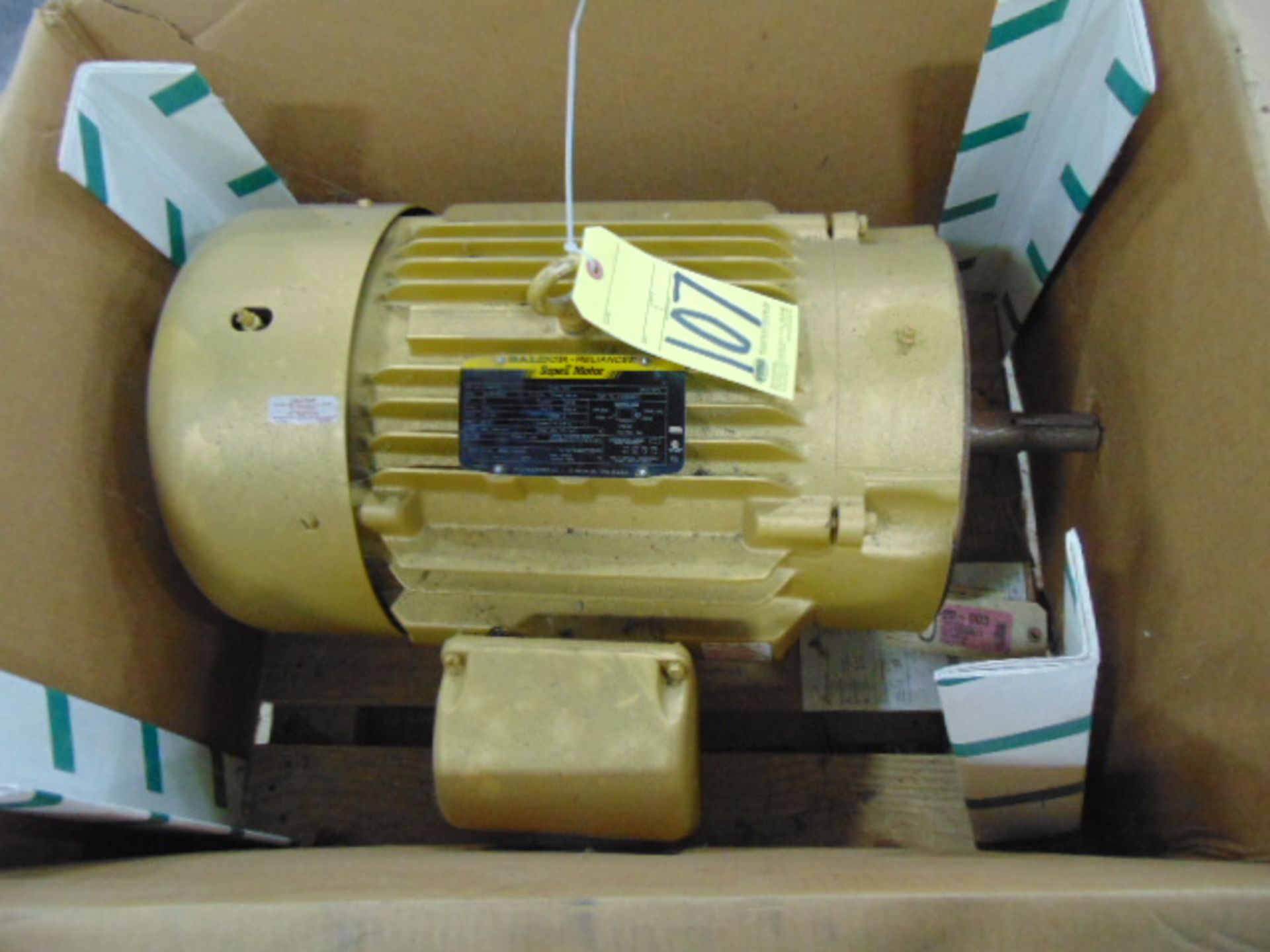 ELECTRIC MOTOR, BALDOR RELIANCE, 30 HP., 3,520 RPM., 60 HZ., 3-phase, 230/460 V.