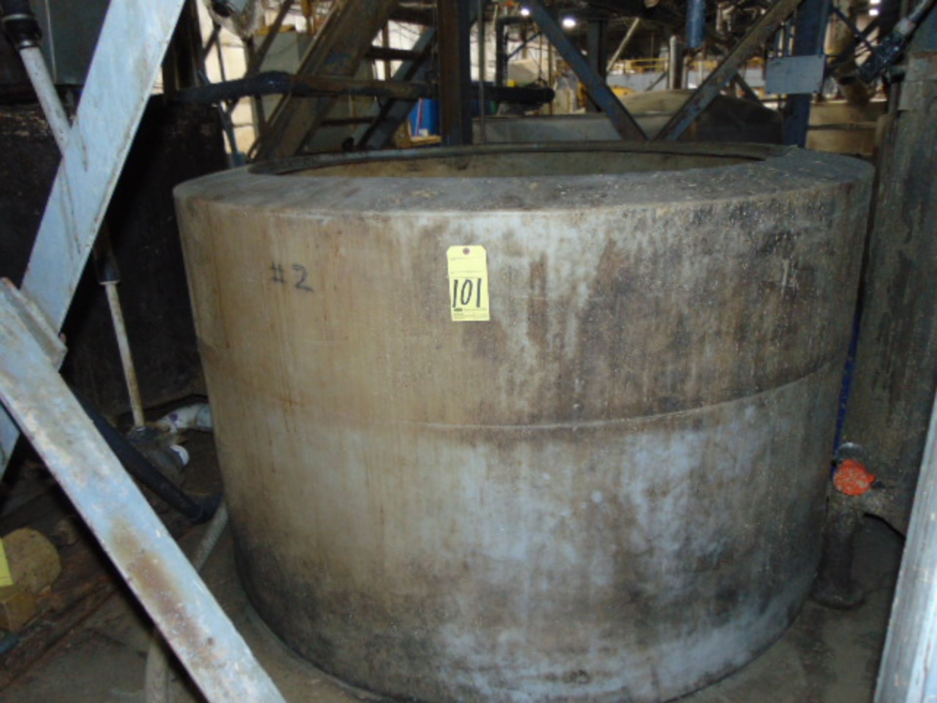 LOT OF POLYURETHANE TANKS (3), (1) 1,200 gal. cap., (1) 1,000 gal. cap. & ((1) 550 gal. cap., - Image 2 of 3