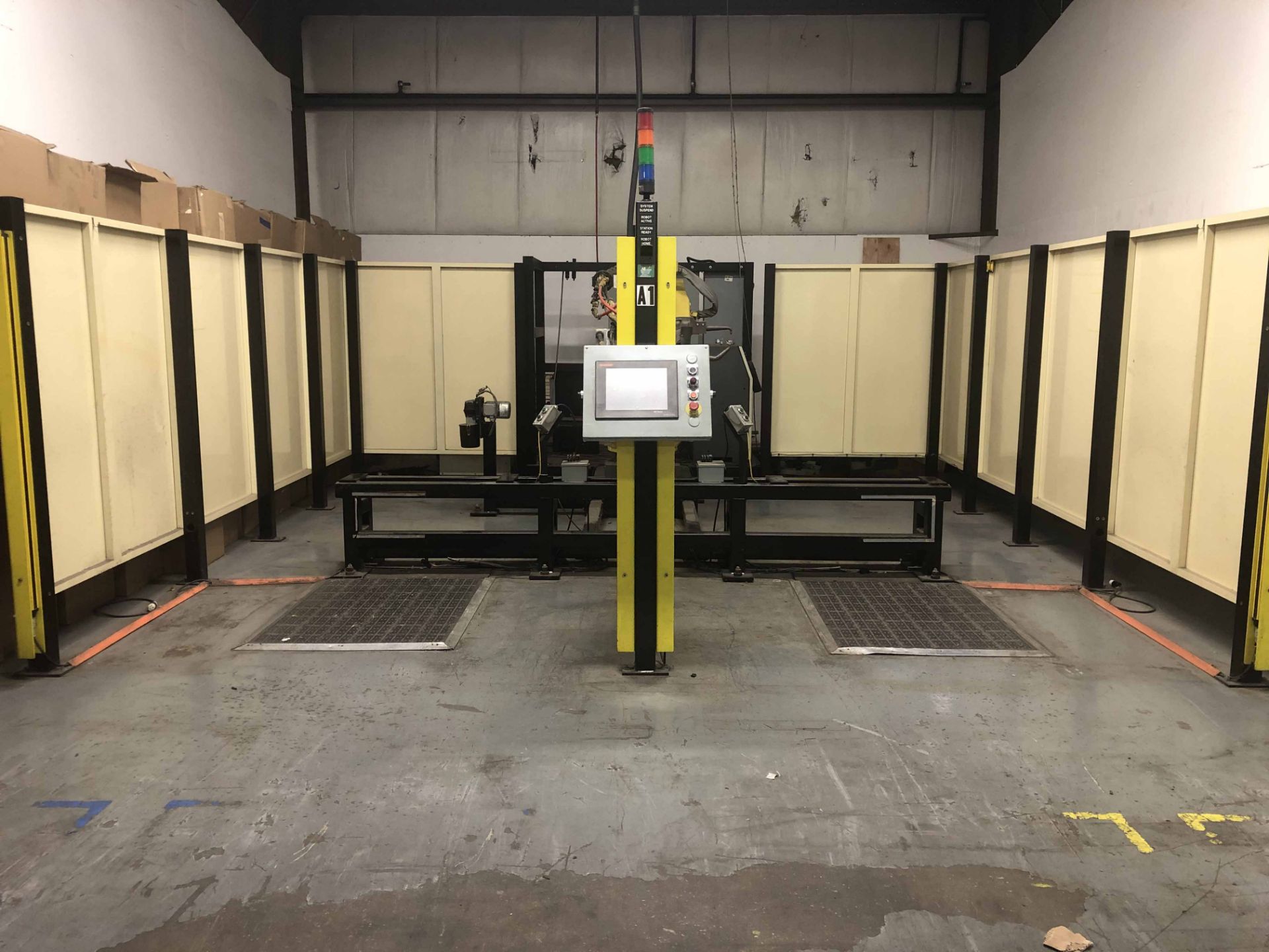 ROBOTIC SPOT WELDING CELL, FANUC ROBOT R-2000iB 165F, new 2007, Fanuc R30IA control, 6-axis, 363 - Image 4 of 6