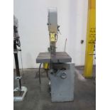 METAL/WOODCUTTING VERTICAL BANDSAW, DELTA ROCKWELL, variable spd.