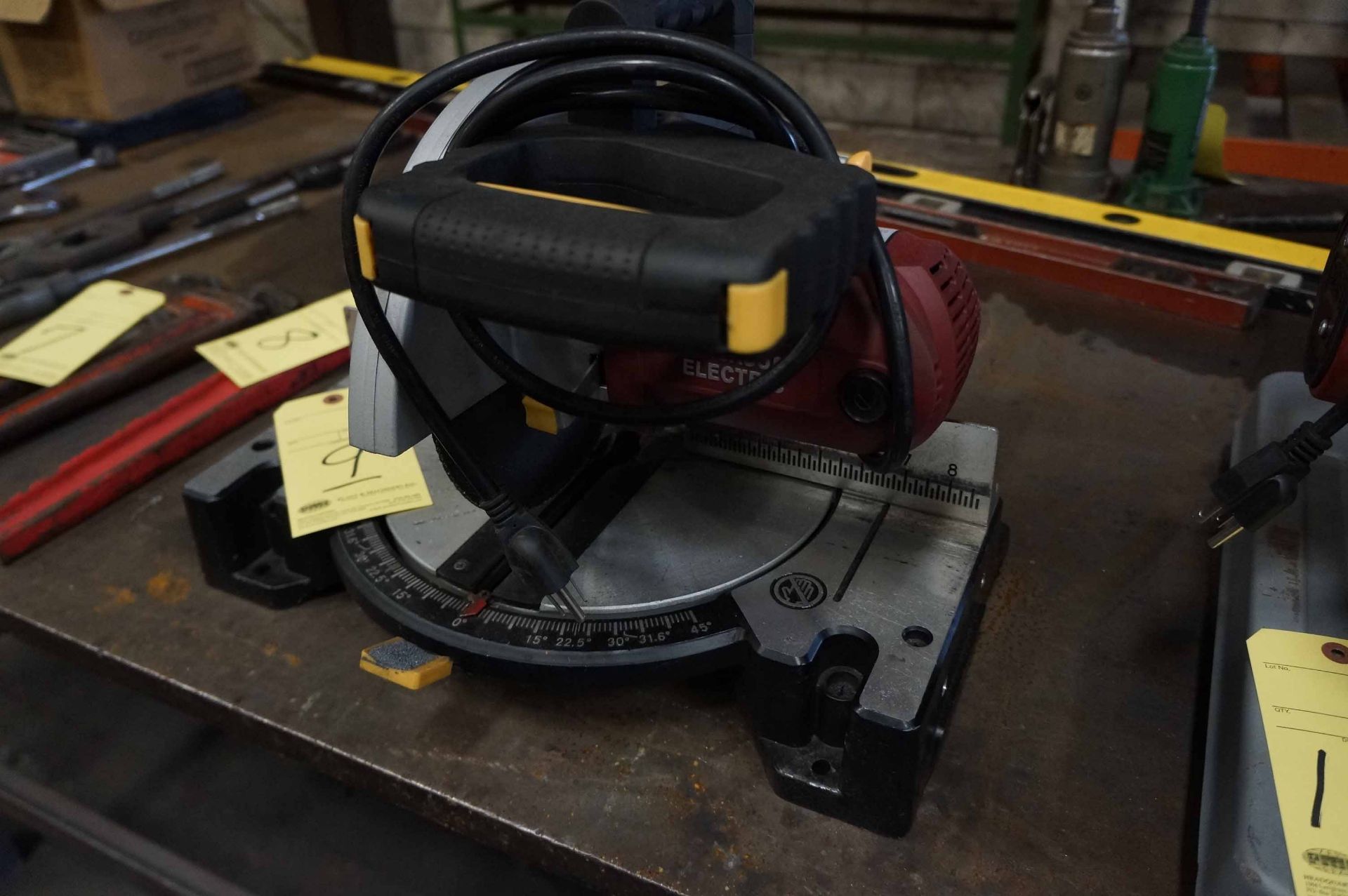 COMPOUND MITER SAW, CHICAGO ELECTRIC 10" - Image 2 of 2