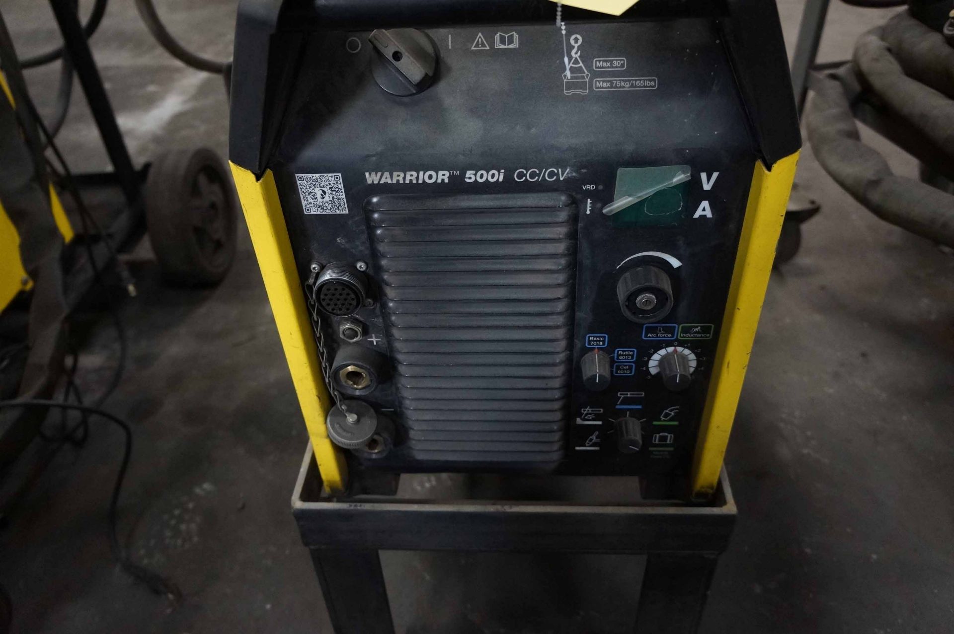 WELDING MACHINE, ESAB MDL. WARRIOR 500ICC/CV, S/N 2463050345