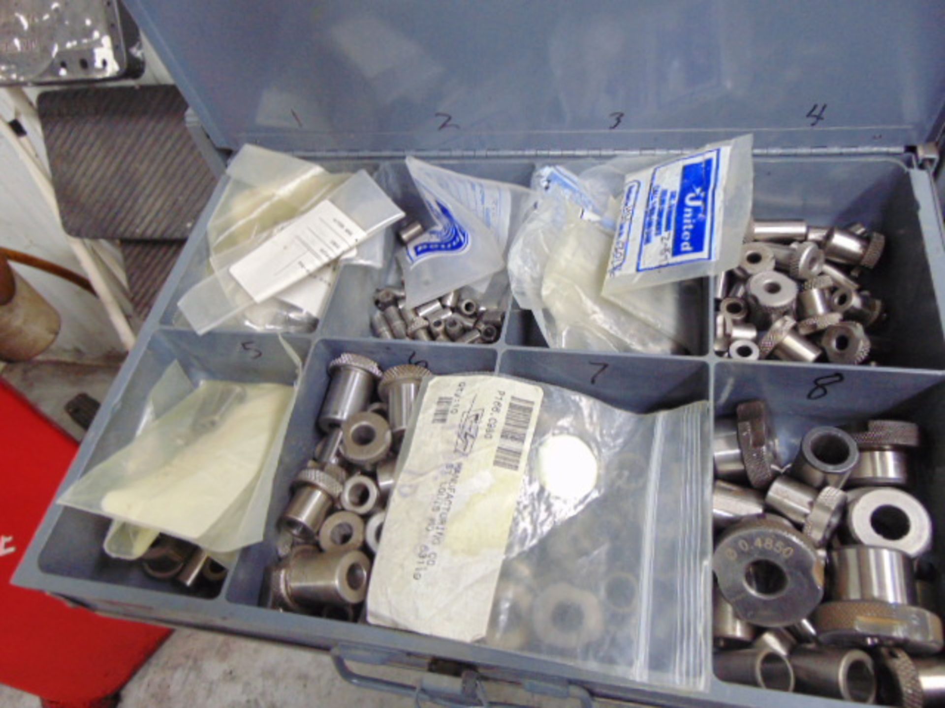 LOT CONSISTING OF: pin gauges & drill bushings, assorted (in five cabinets) - Image 13 of 13