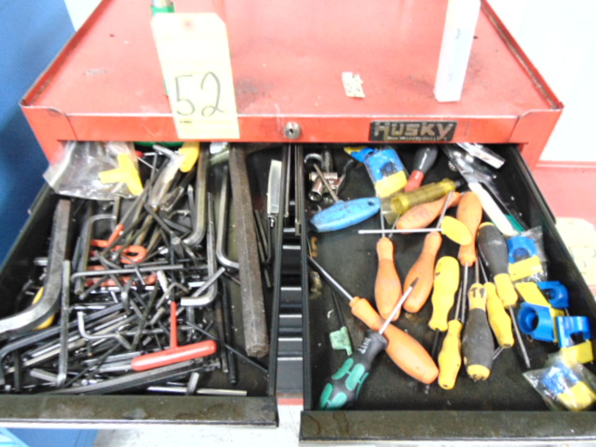 TOOL BOX, HUSKY, 11-drawer, w/tools & stool - Image 2 of 8