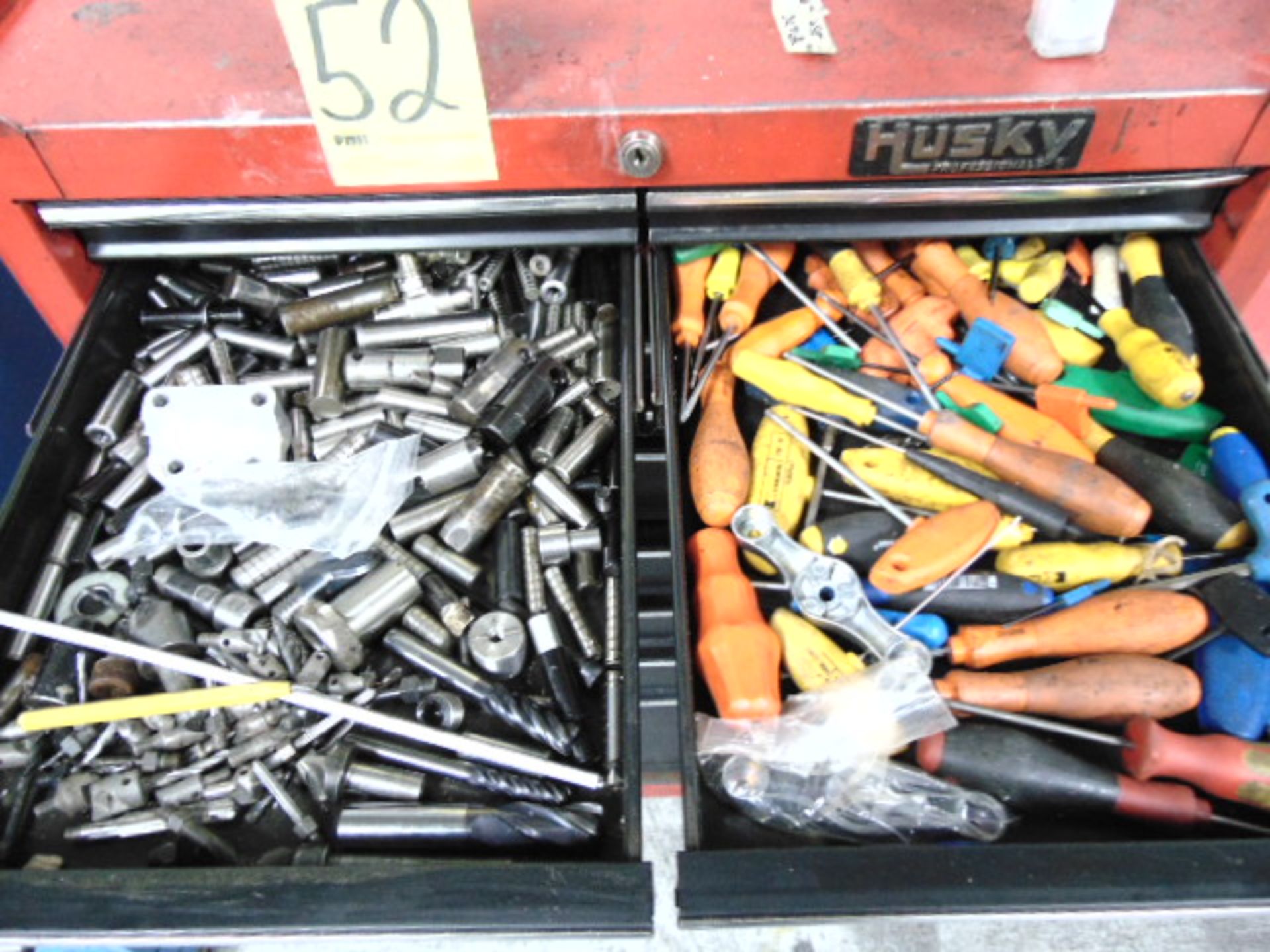 TOOL BOX, HUSKY, 11-drawer, w/tools & stool - Image 3 of 8