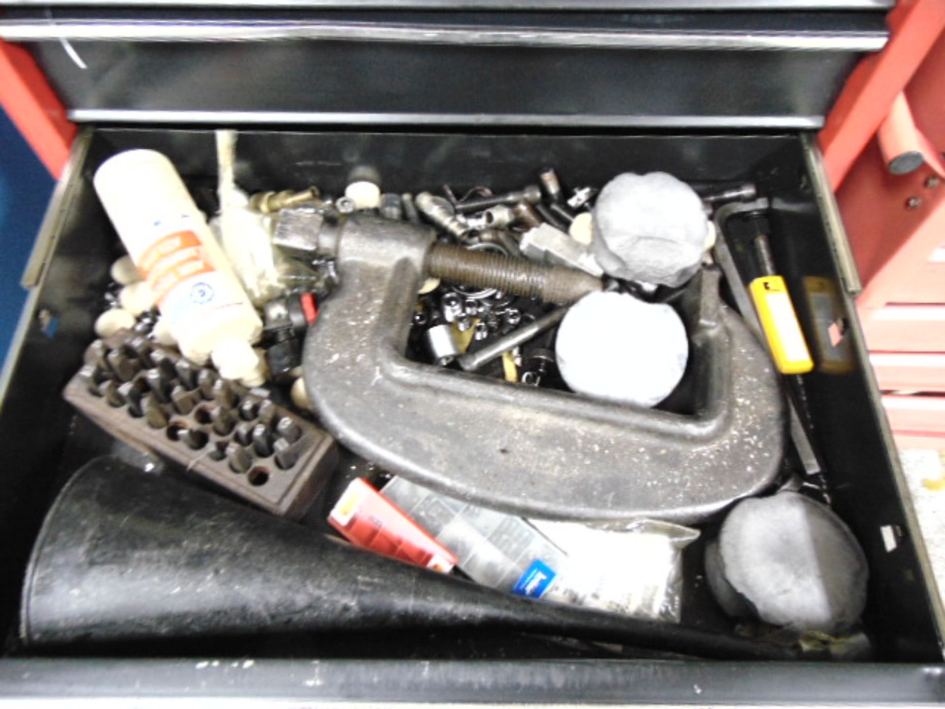 TOOL BOX, HUSKY, 11-drawer, w/tools & stool - Image 7 of 8