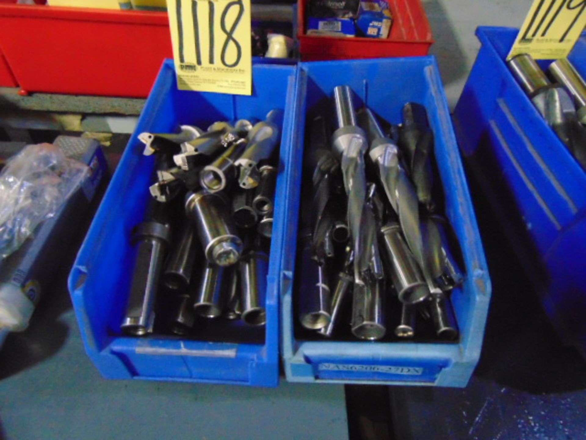 LOT OF INSERT DRILLS, assorted (in two boxes)