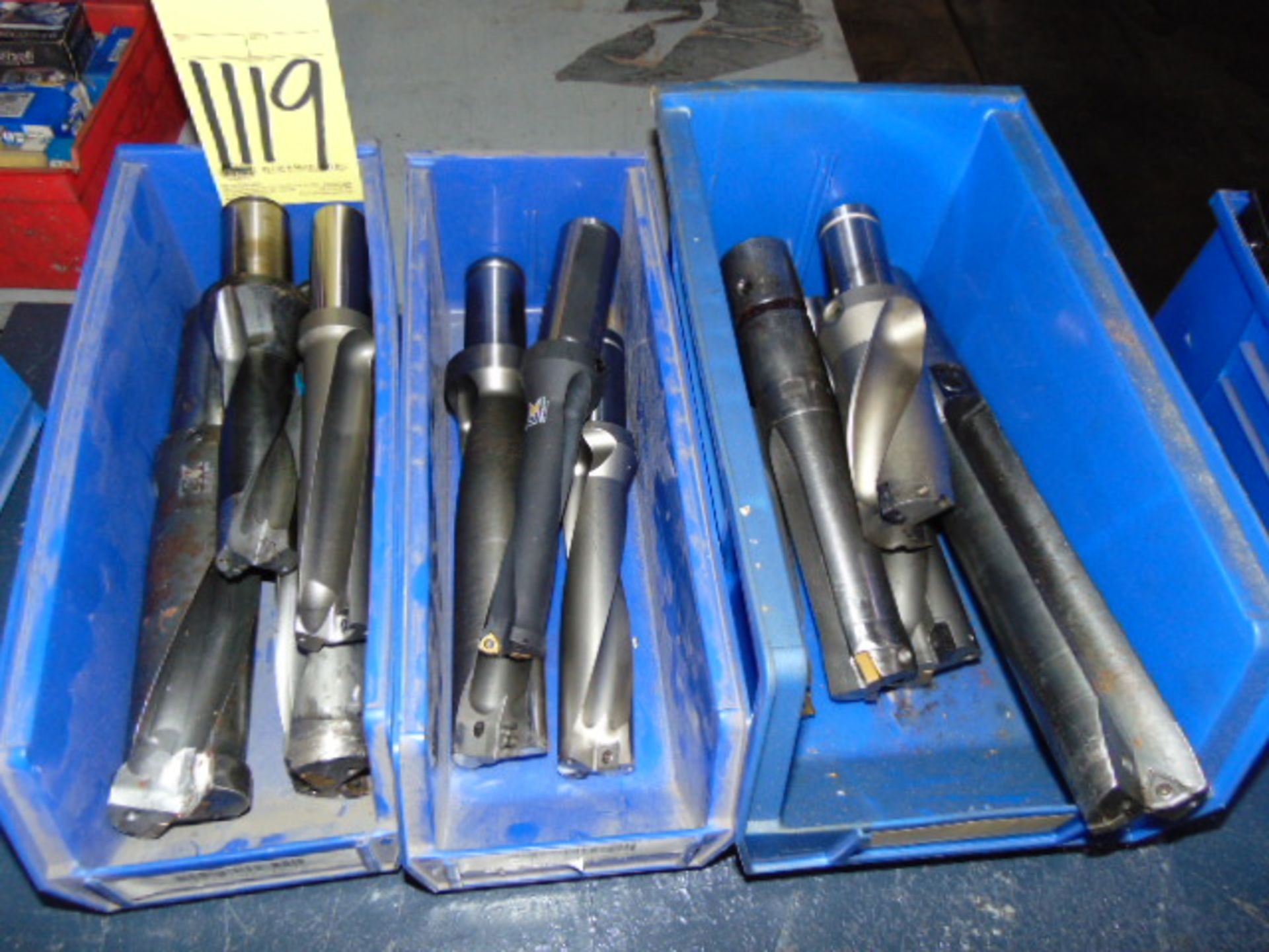 LOT OF INSERT DRILLS, assorted (in three boxes)