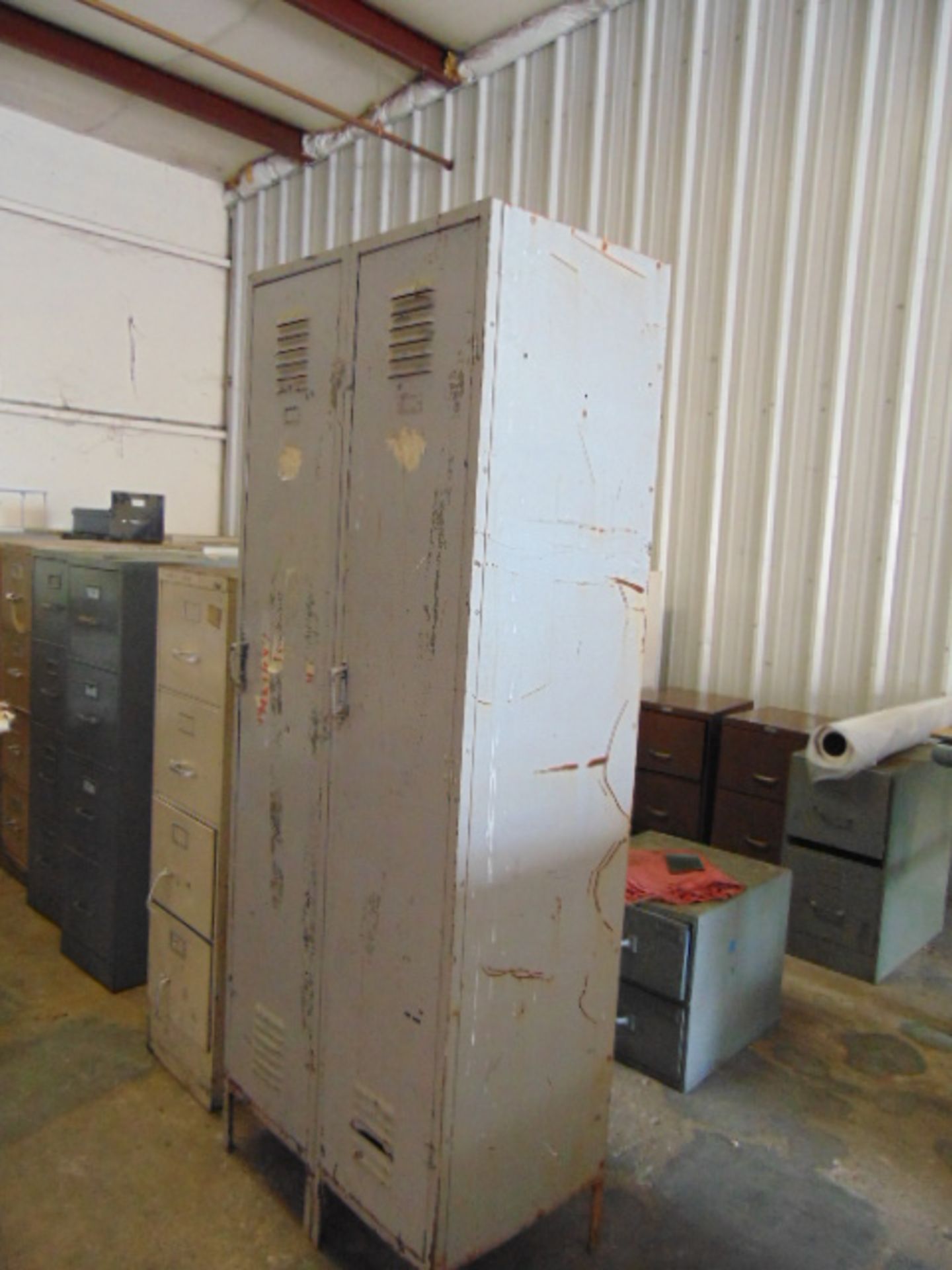 LOT CONSISTING OF: 2-door supply cabinet, 2-door locker & (25) file cabinets, assorted - Image 2 of 2