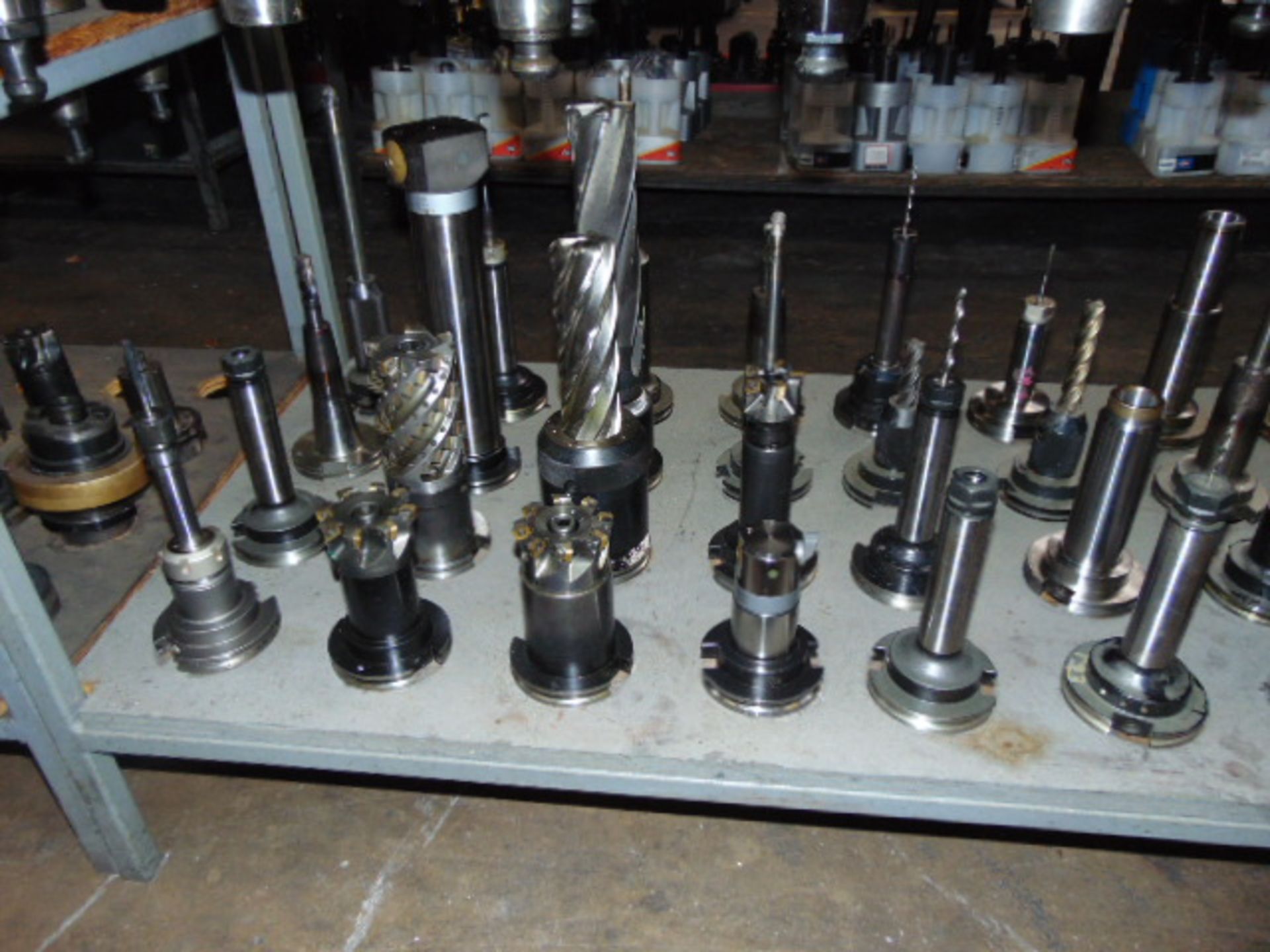 LOT OF CAT-50 TAPER TOOL HOLDERS (Approx. 144), w/stand - Image 6 of 7