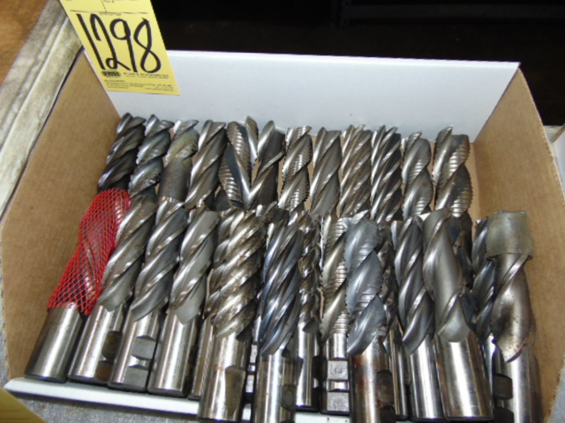 LOT OF END MILLS, assorted (in one box)