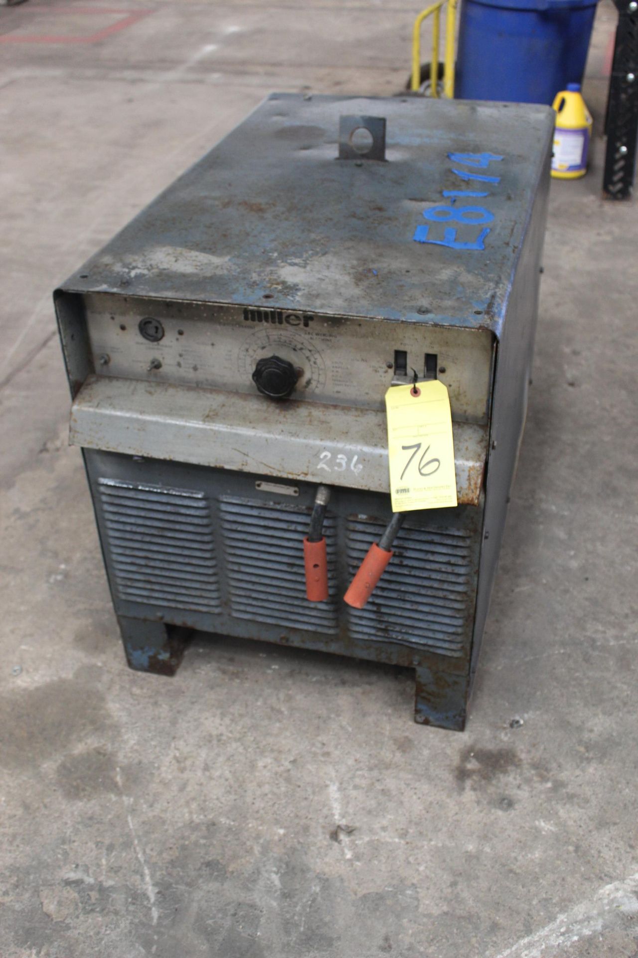 WELDING MACHINE, MILLER MDL. SRH-222, 200 amps @ 25 v., 100% duty cycle, S/N T469815