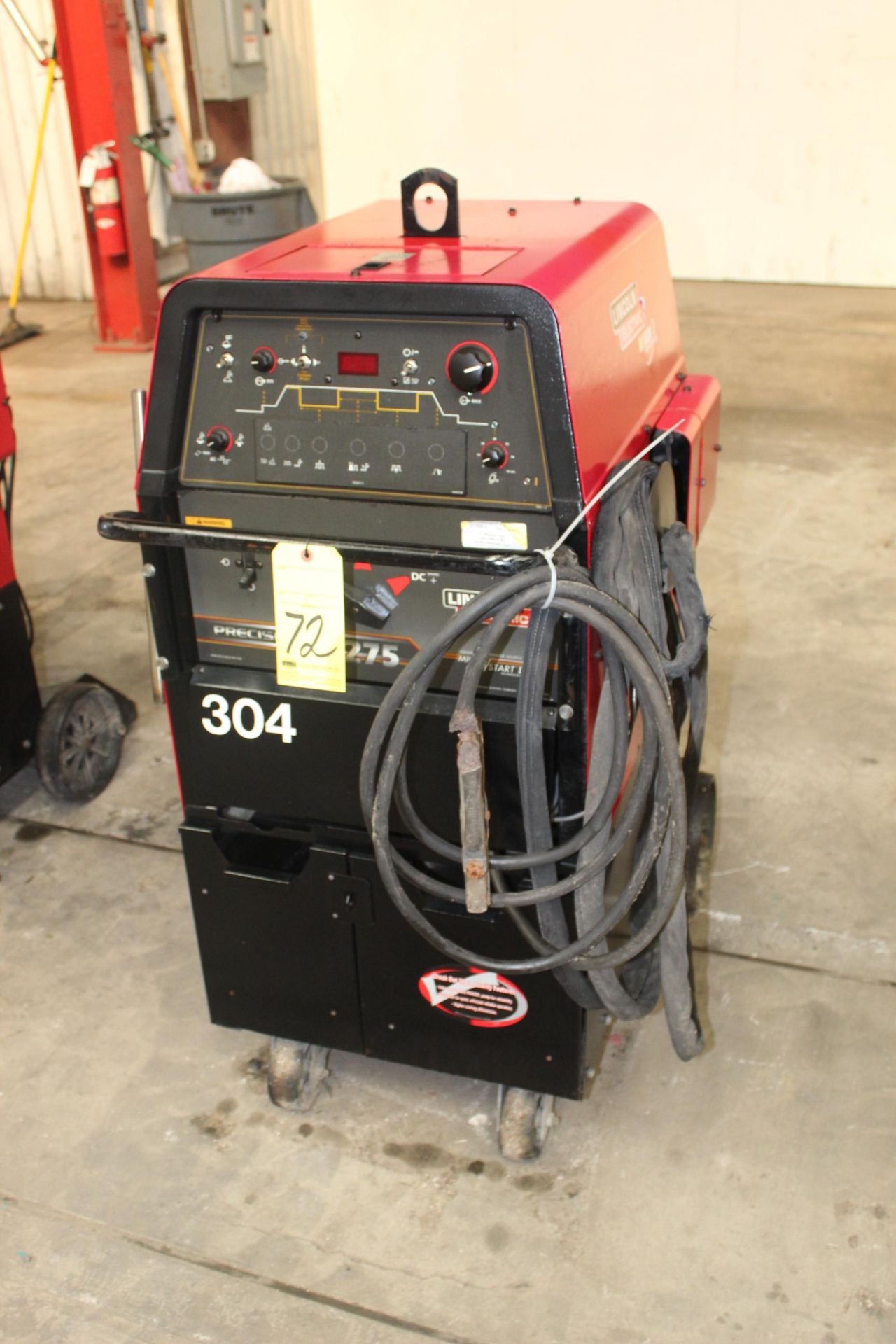 TIG WELDER, LINCOLN ELECTRIC SQUAREWAVE MDL. PRECISION TIG 275, new 2007, 200 amps @ 35 v., 100%