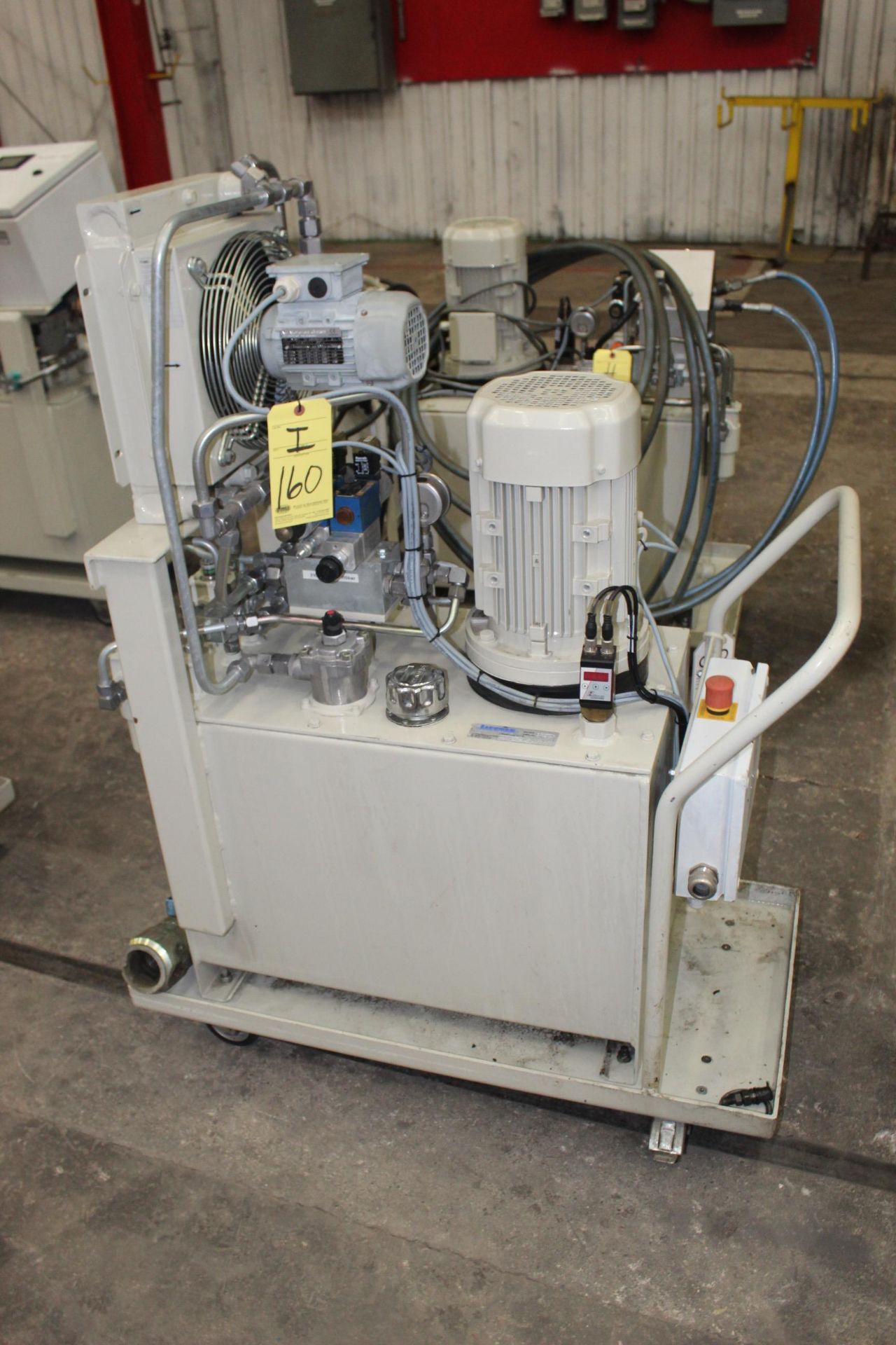 HYDRAULIC POWER UNIT, LIPPOLD, on roller cart