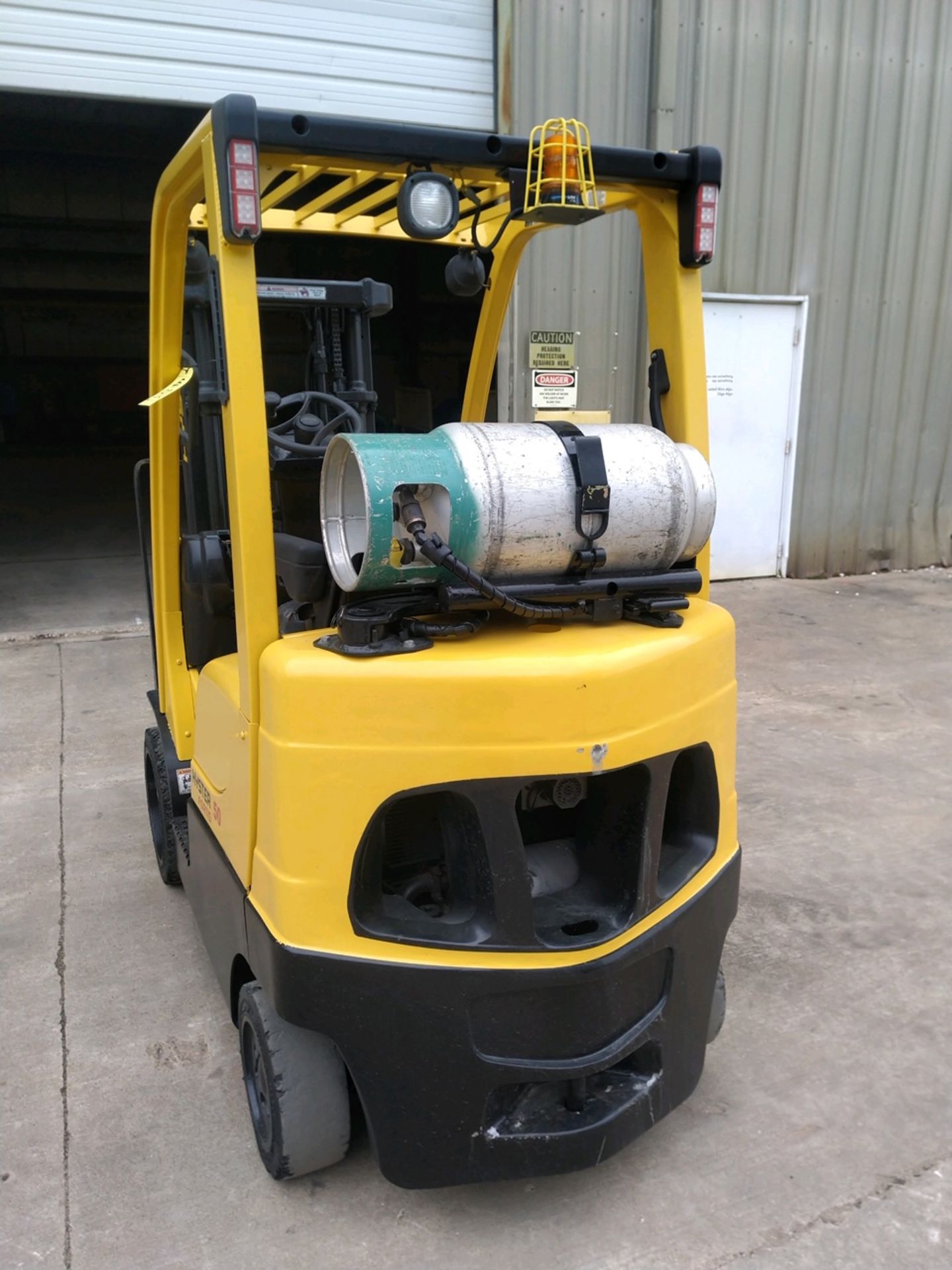 FORKLIFT, HYSTER 5,000 LB. BASE CAP. MDL. S50FT, new 2008, LPG, 79" triple stage mast, 169" lift - Image 3 of 4