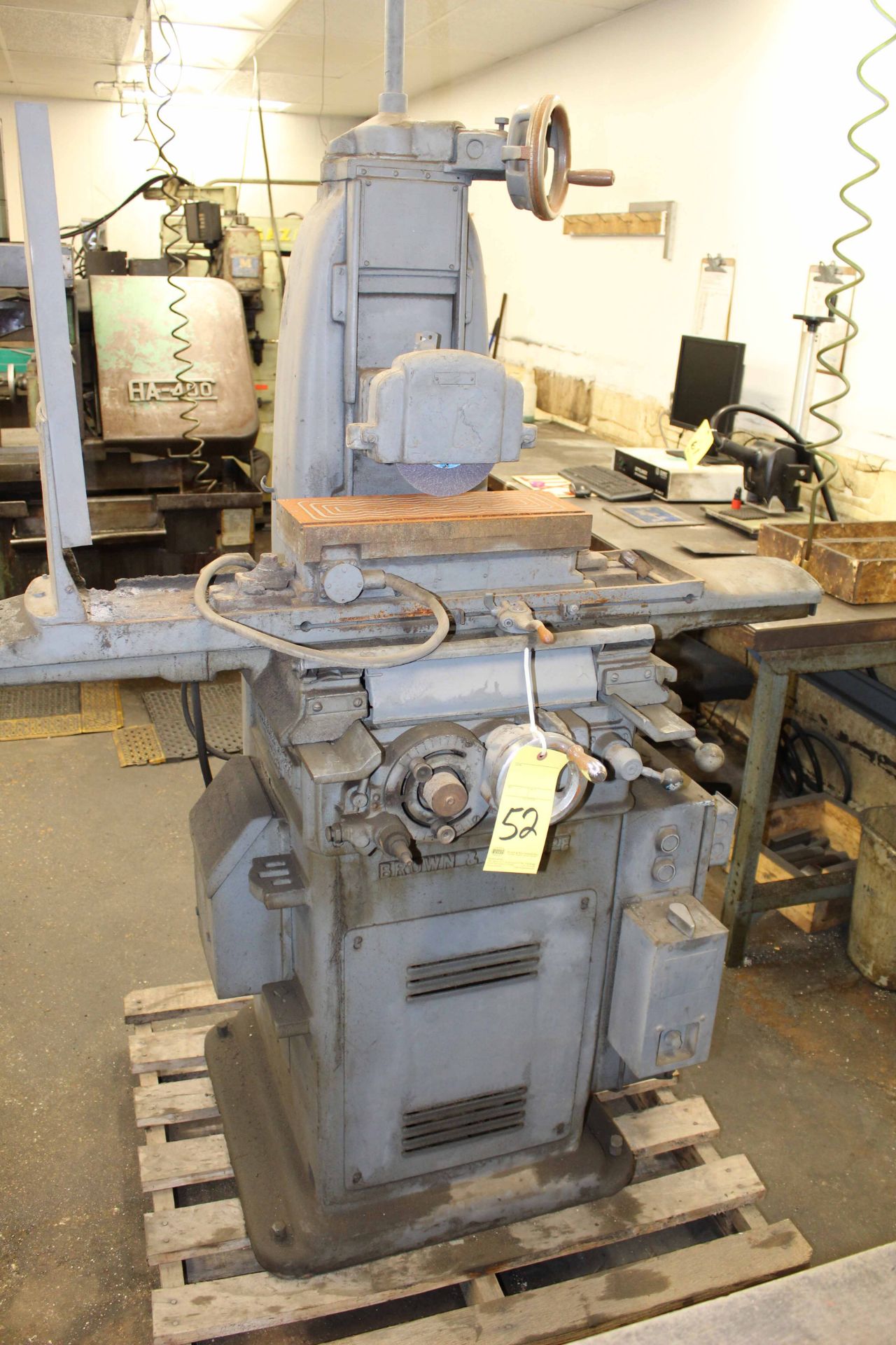 SURFACE GRINDER, BROWN & SHARPE, 6” x 17” electromagnetic chuck, S/N 528-2-1208