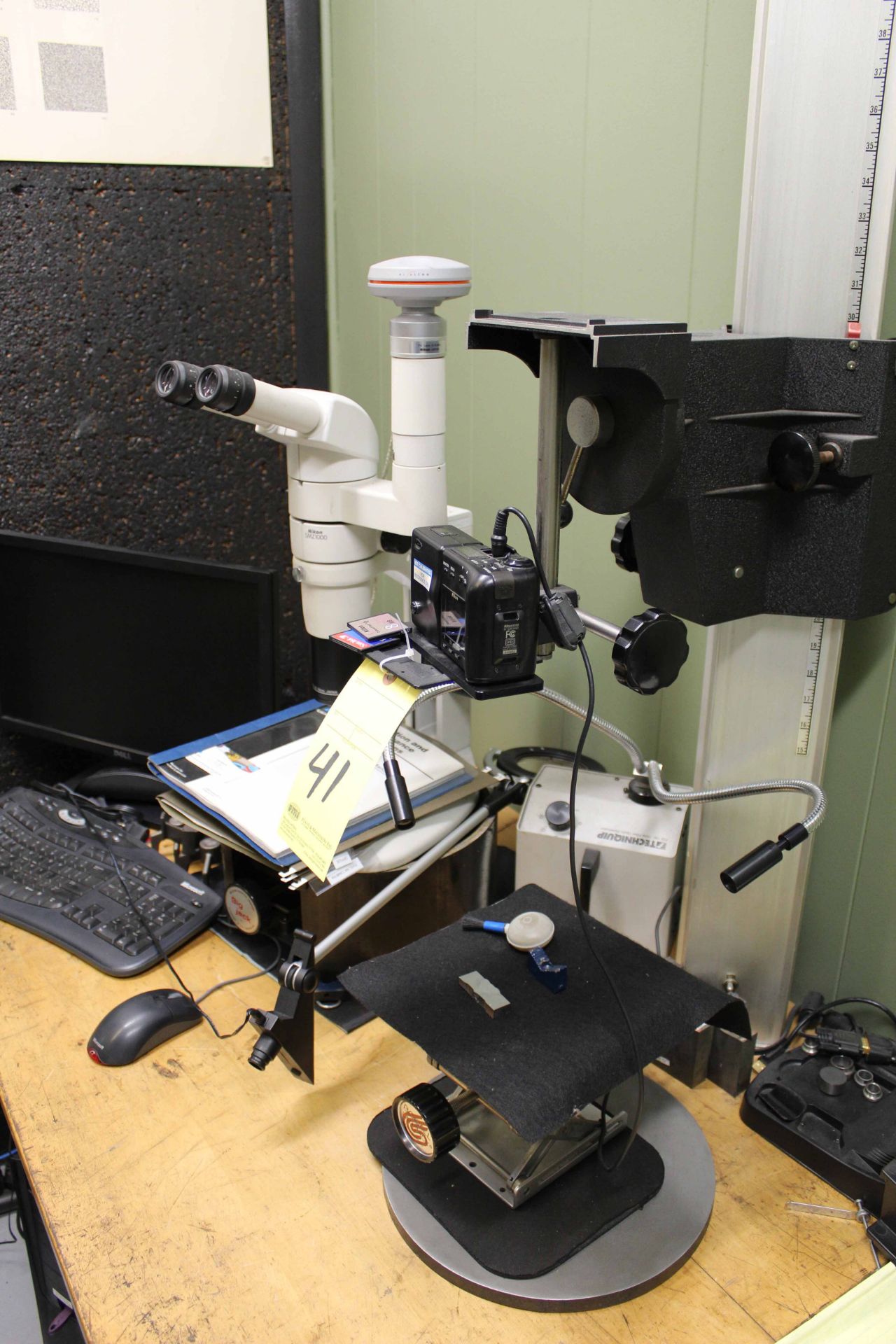 MICROSCOPIC IMAGING CENTER, CUSTOM, consisting of: Nikon Mdl. SMZ1000 microscope w/Nikon Mdl. - Image 3 of 4
