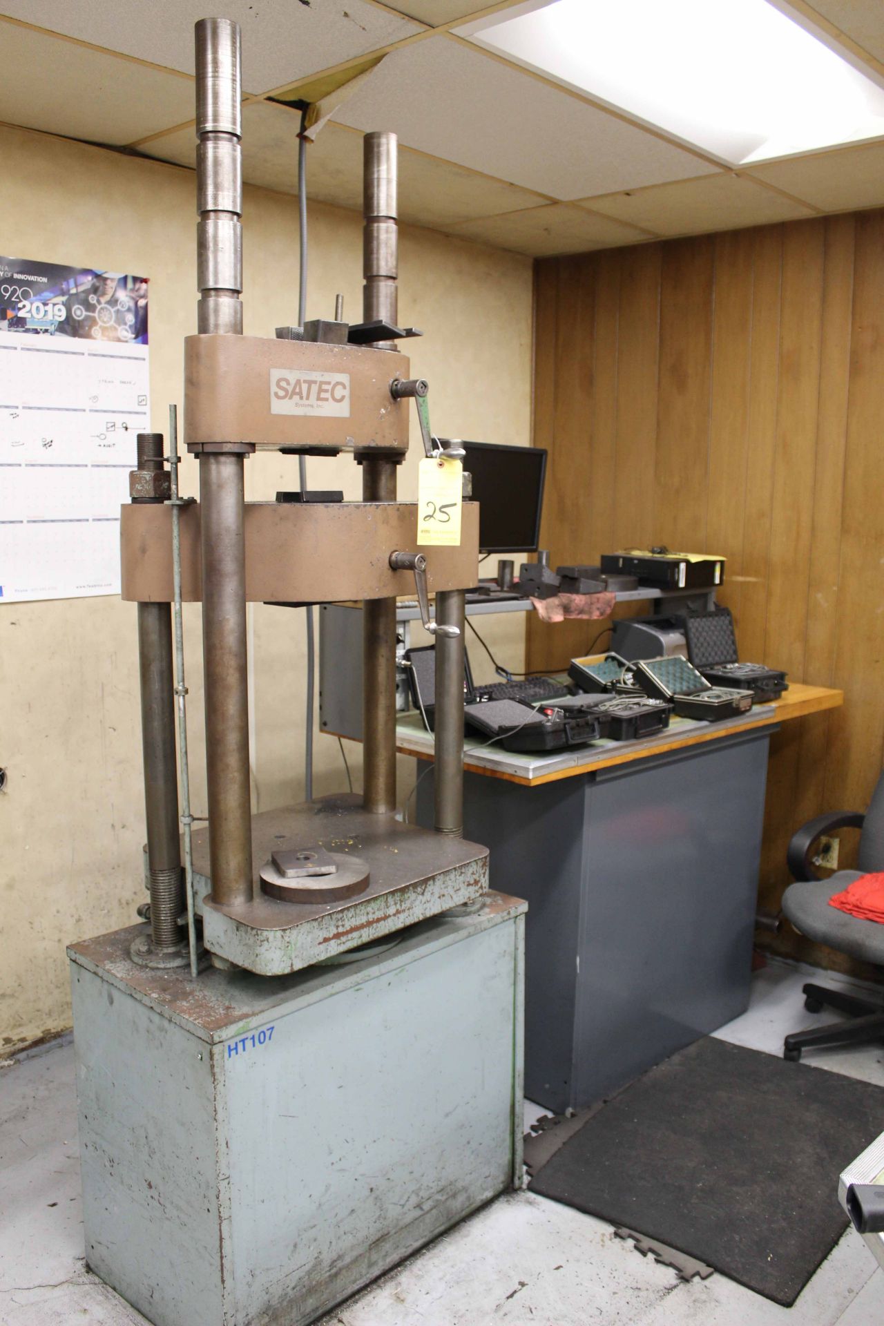 TENSILE & MATERIAL TESTER, SATEC SYSTEMS INC. MDL. 120HVL, 120,000 lb. cap., Type UTM, S/N 1066