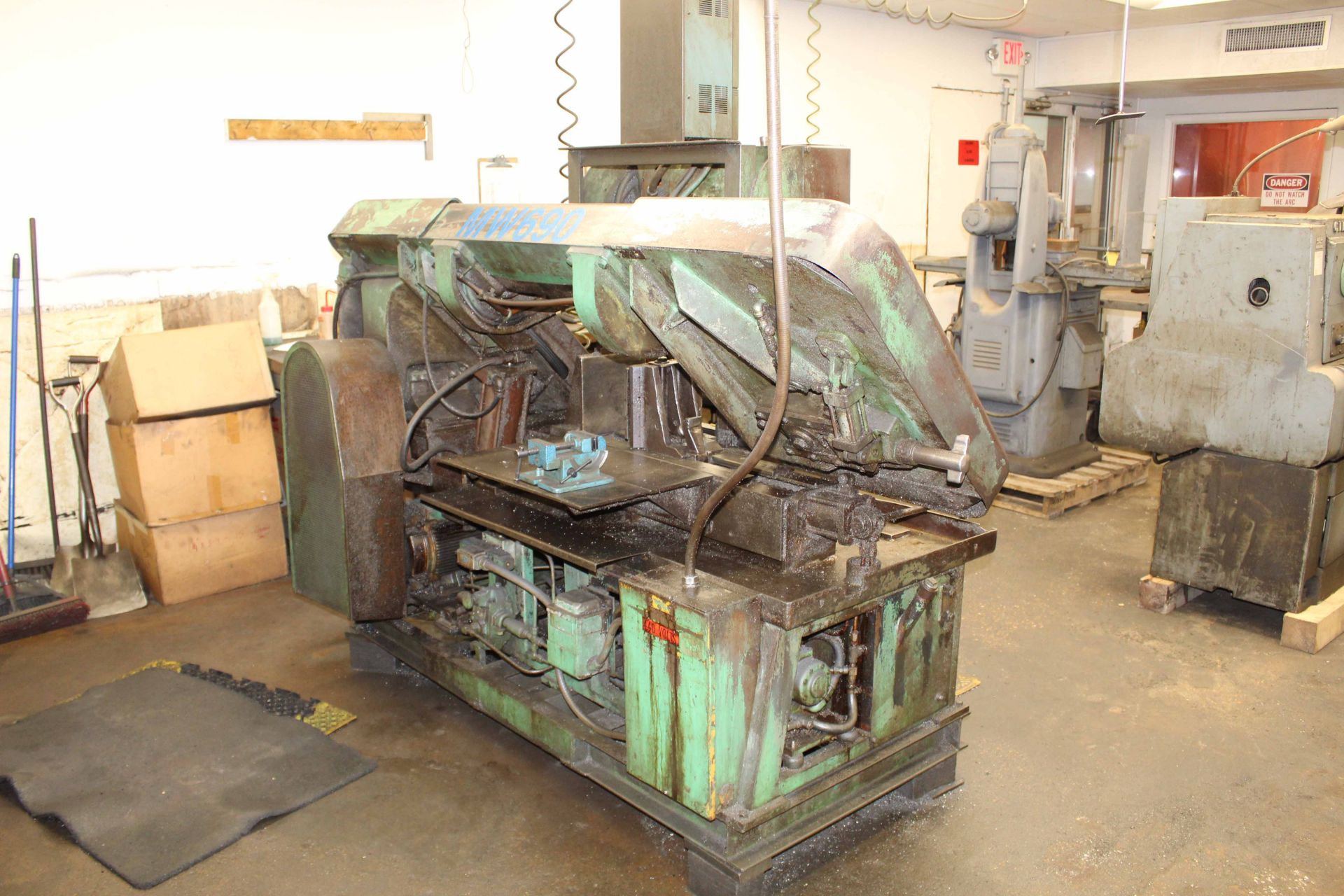 AUTOMATIC HORIZONTAL BANDSAW, AMADA CUTMASTER MDL. HA400, retrofit Sumitomo Mdl. AF-500 transistor - Image 3 of 4