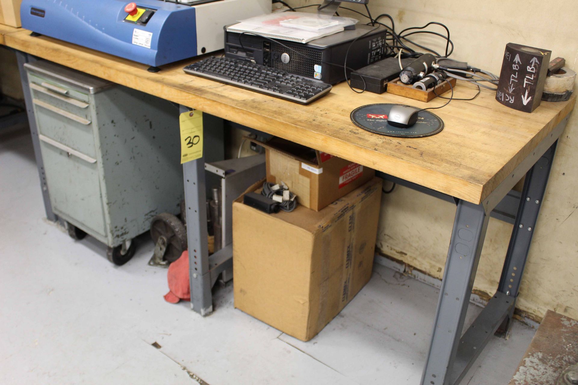 BUTCHER BLOCK SHOP TABLE