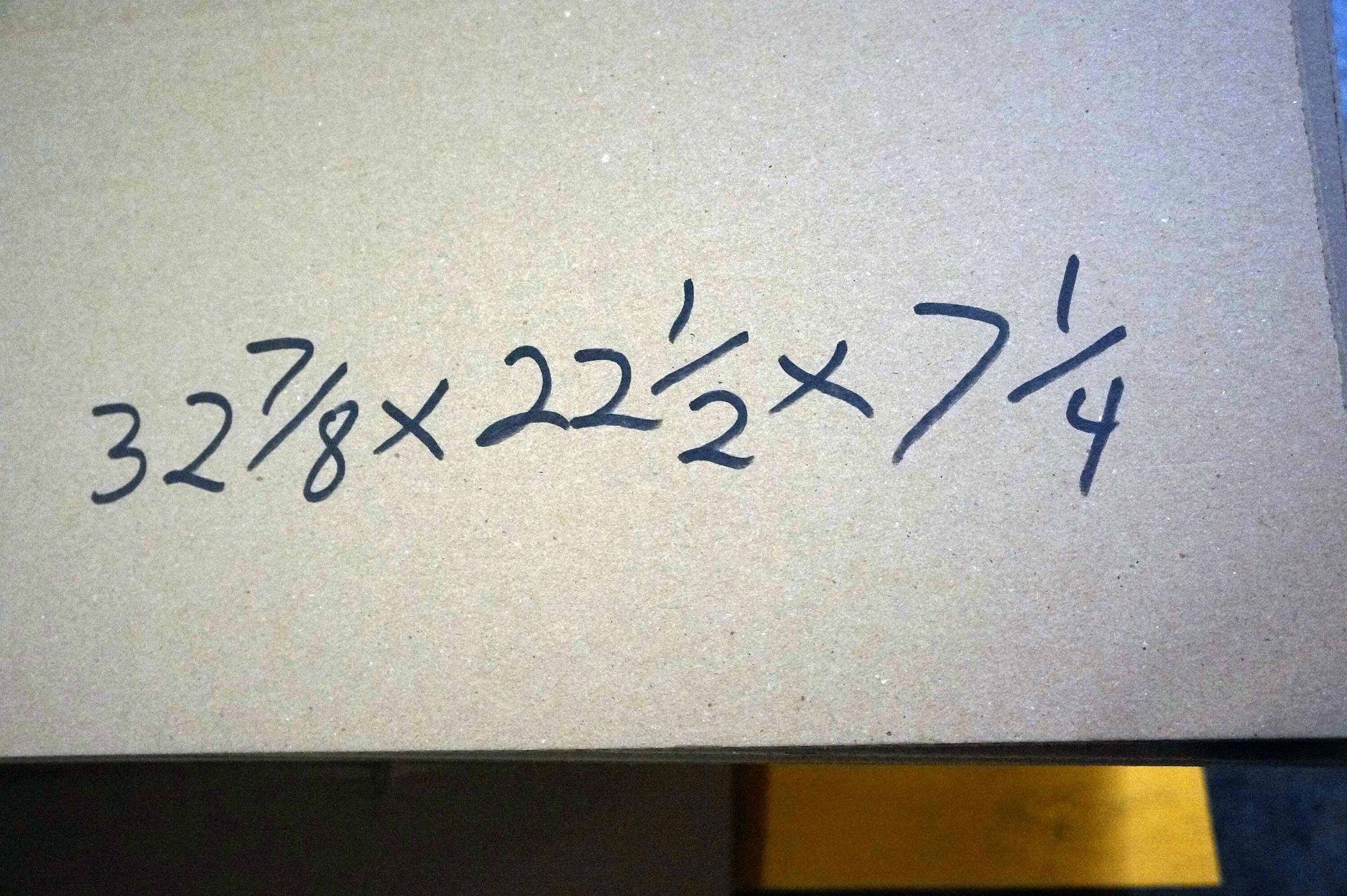 LOT OF CARDBOARD BOXES: 32-7/8" x 22-1/2" x 7-1/4" (one pallet), 20" x 10-1/4" x 5" (one pallet), - Image 2 of 8