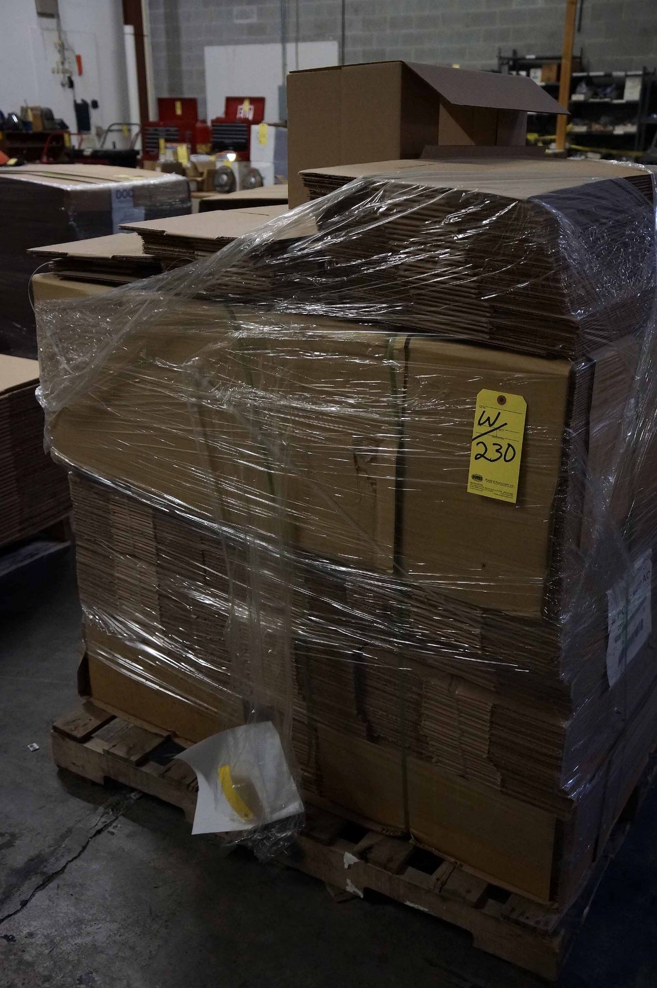 LOT OF CARDBOARD BOXES: 32-7/8" x 22-1/2" x 7-1/4" (one pallet), 20" x 10-1/4" x 5" (one pallet), - Image 3 of 8