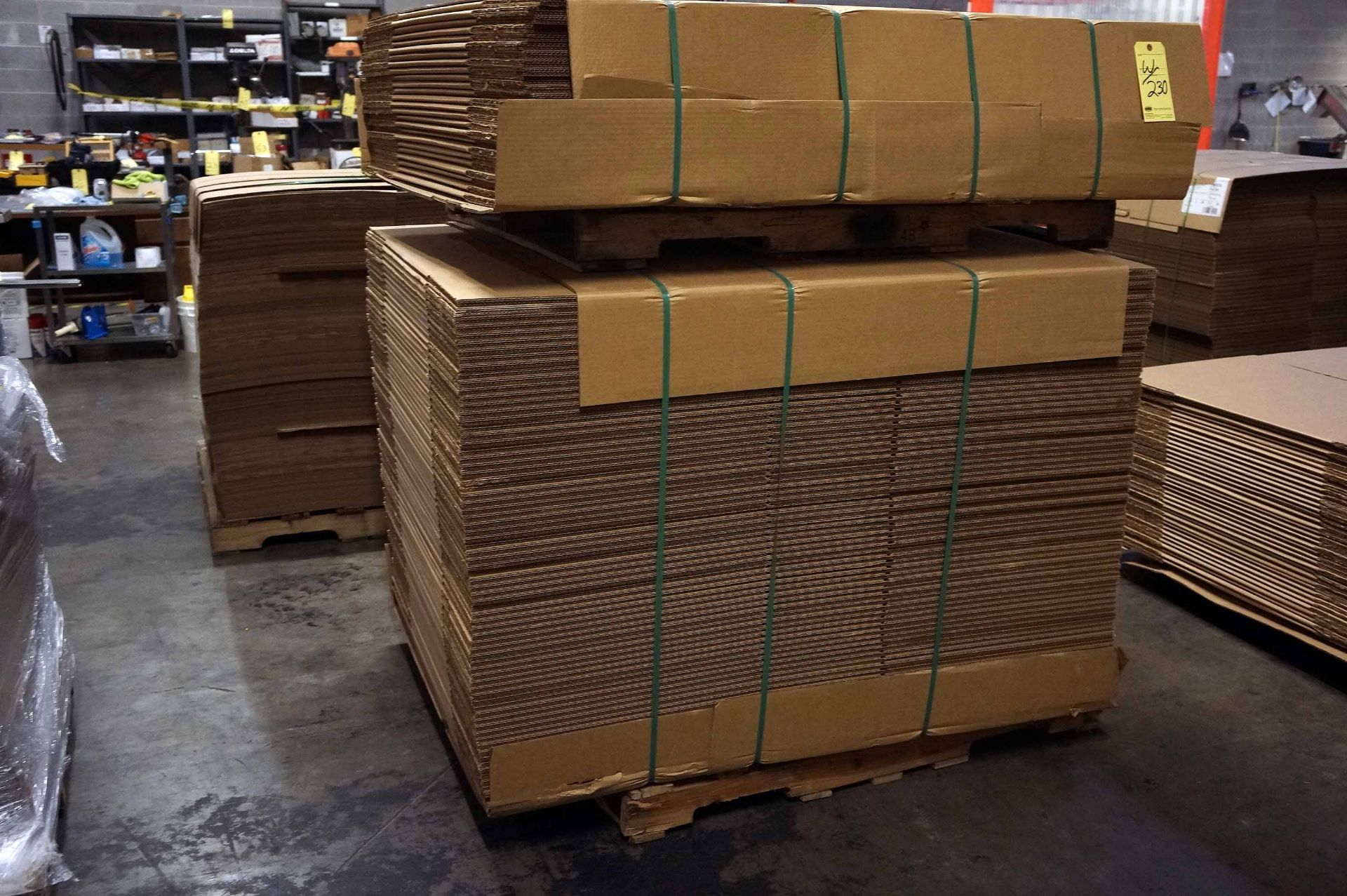 LOT OF CARDBOARD BOXES: 32-7/8" x 22-1/2" x 7-1/4" (one pallet), 20" x 10-1/4" x 5" (one pallet), - Image 8 of 8