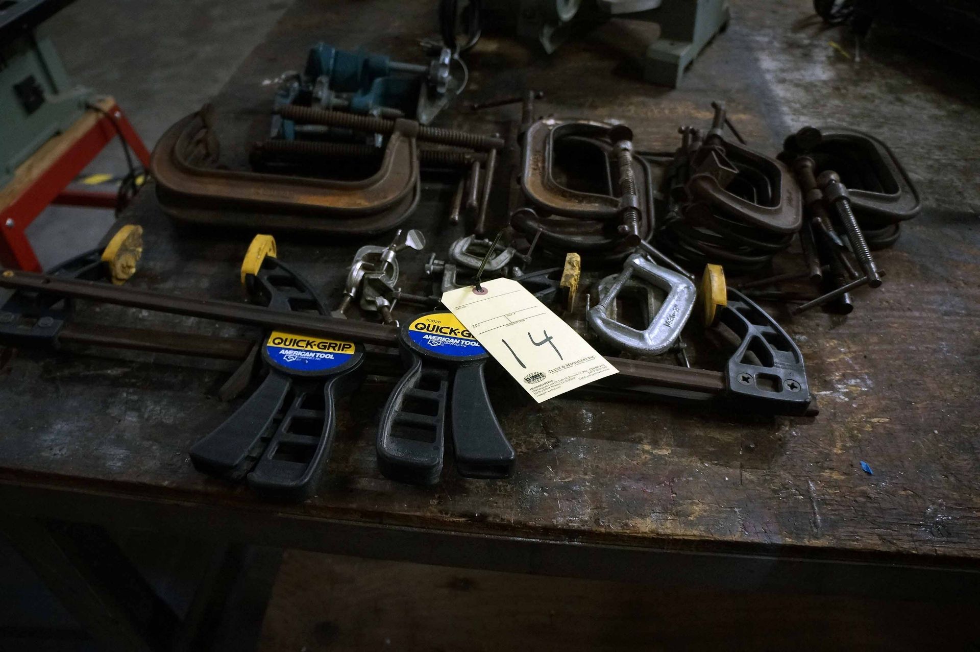 LOT OF C-CLAMPS