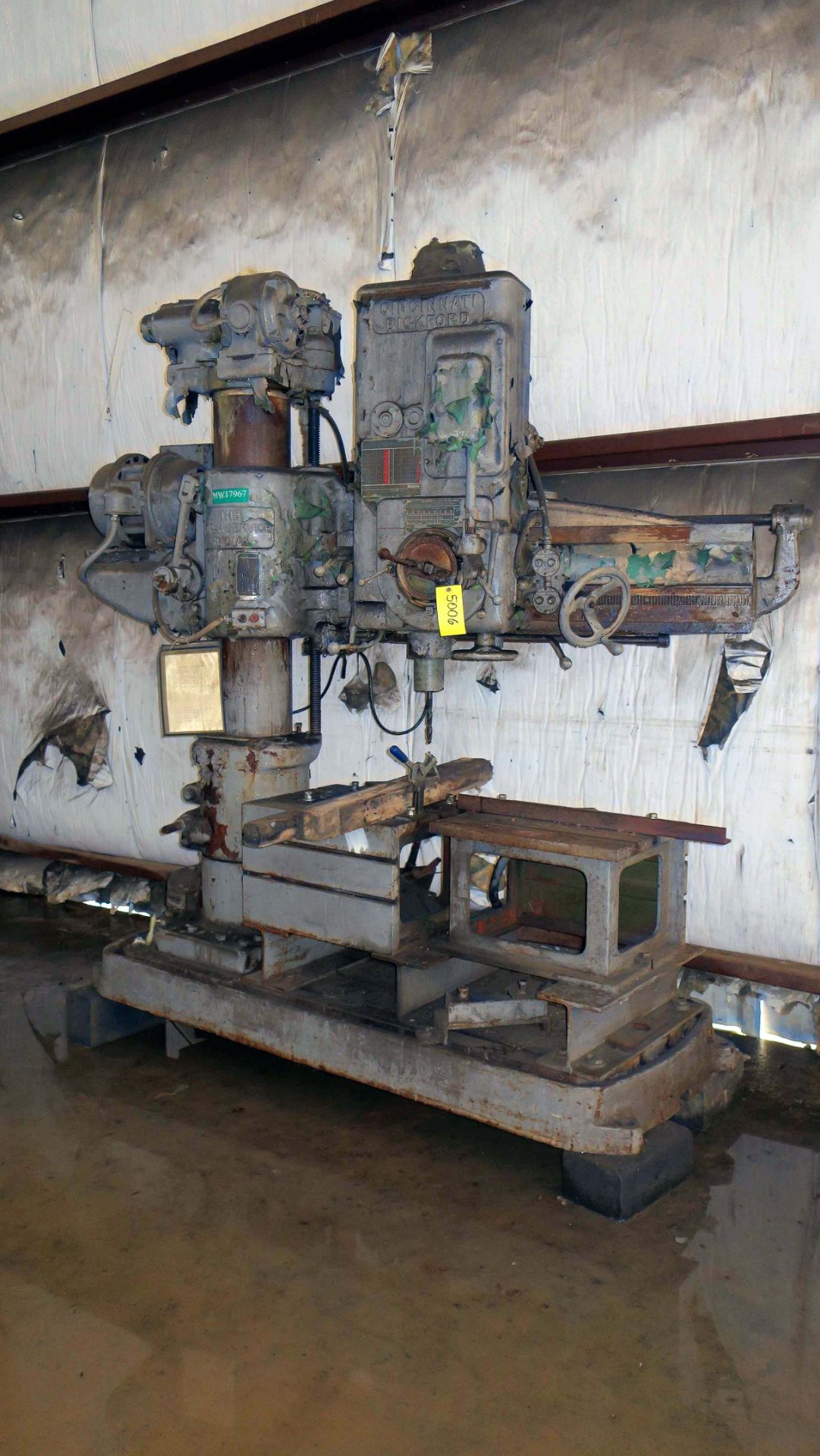 RADIAL ARM DRILL, CINCINNATI BICKFORD 6' X 15", S/N 2E-56 (Location D: 2235 County Road 2202, - Image 2 of 2