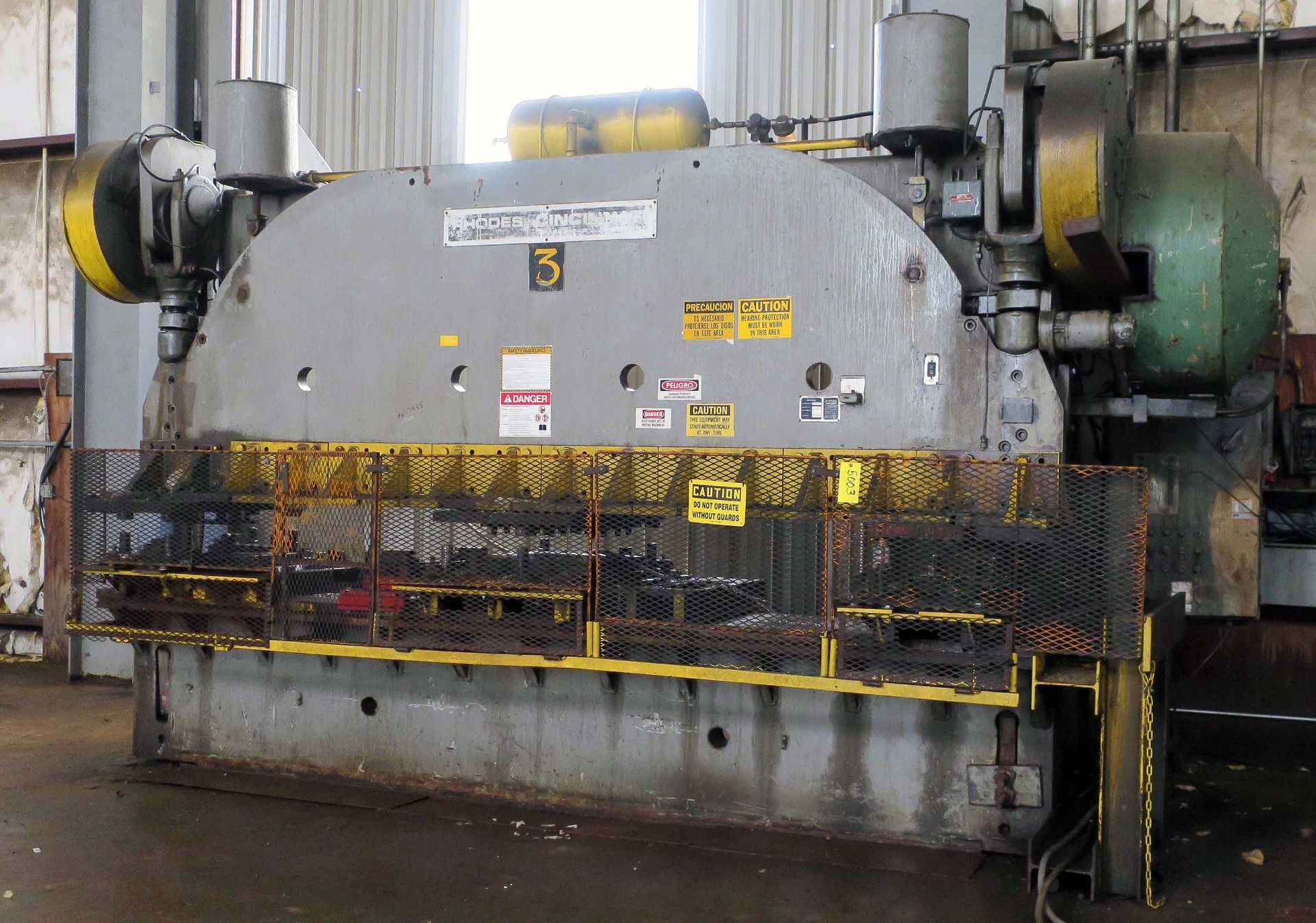 MECHANICAL PRESSBRAKE, RHODES-CINCINNATI 225 T. CAP., SERIES 9X14, 16' overall, 14'-6" dist. btn. - Image 2 of 6