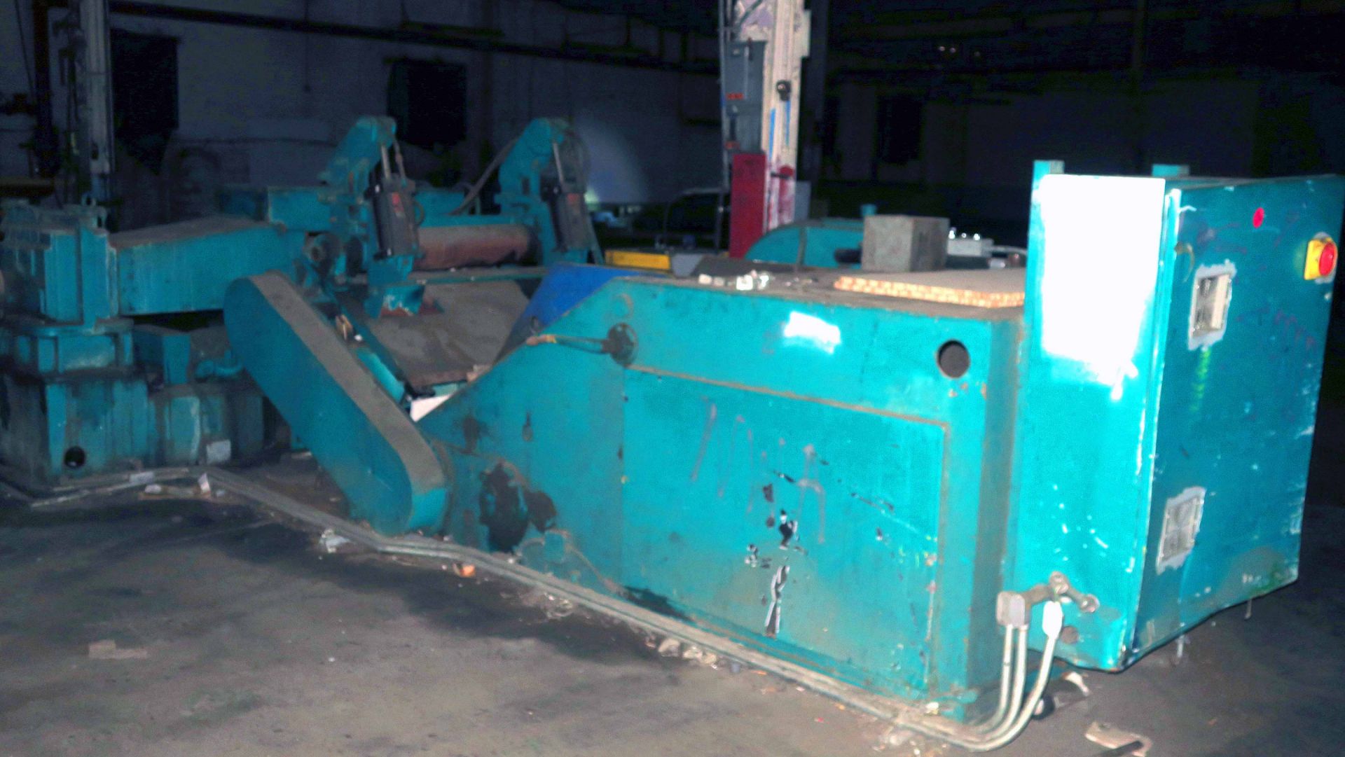 CRADLE FEEDER, YODER APPROX. 20,000 LB. CAP., air operation, infeed pinch roll, 5-roll - Image 3 of 3