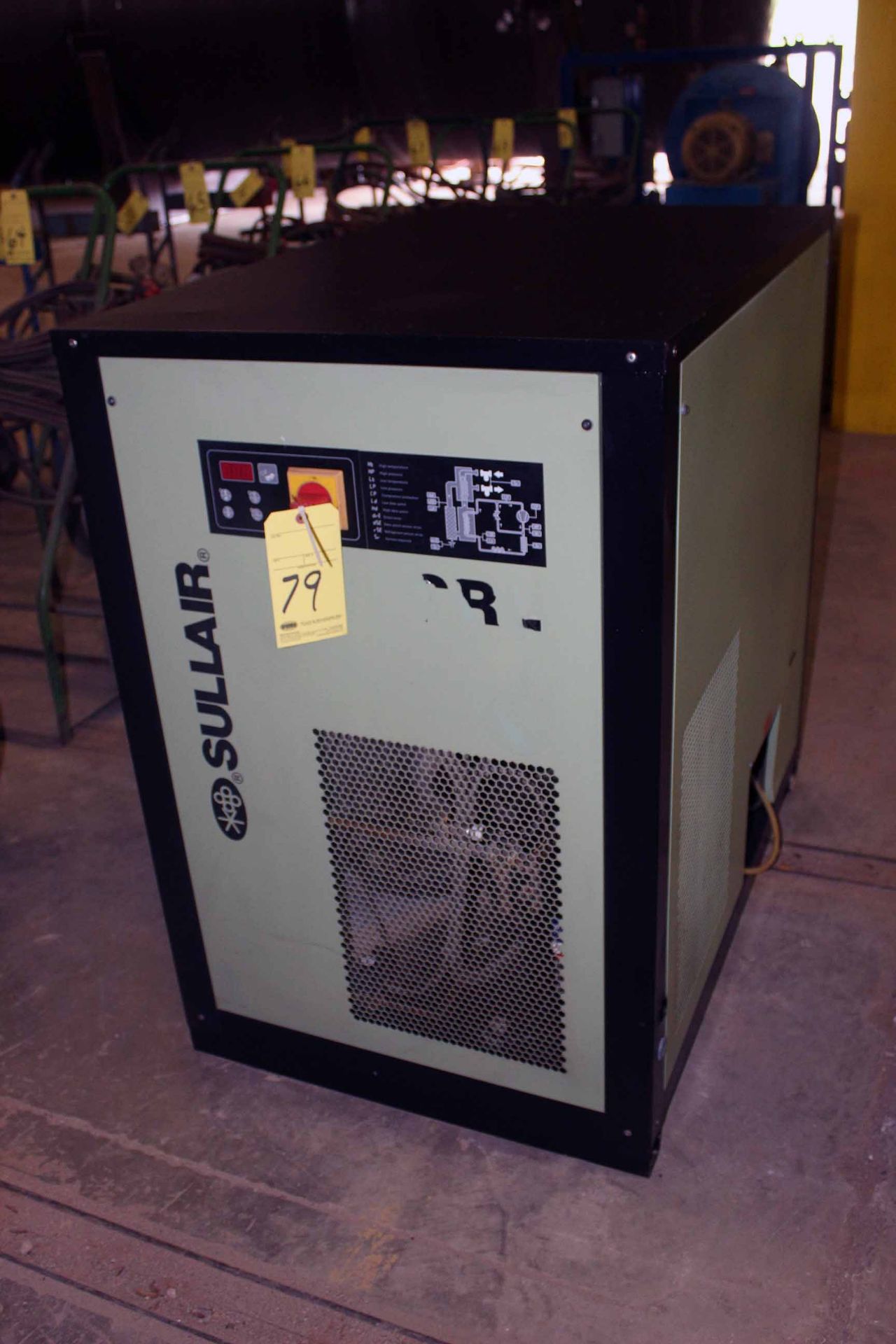 REFRIGERATED AIR DRYER, SULLAIR MDL. SRL-500, 500 CFM, S/N 39800098004 (Loading charge $10)