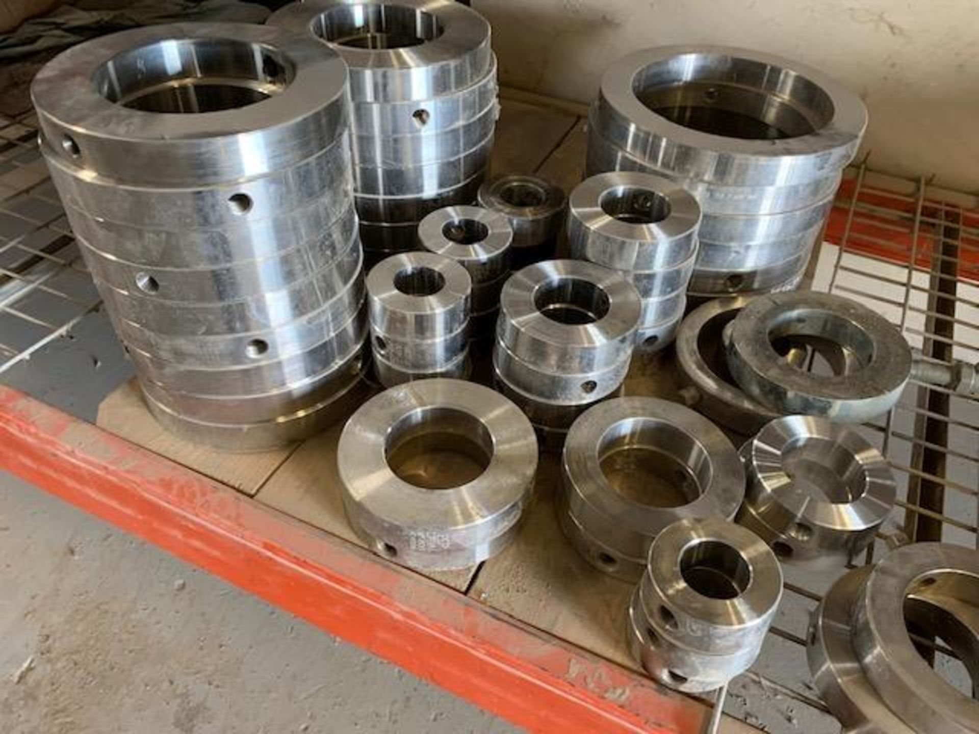 LOT CONSISTING OF: (APPROX. 4) BLEED RING,2"-150#,RF,1-1/2" THK,C/W (1) 1/2" FNPT TAP(S),SA-240-