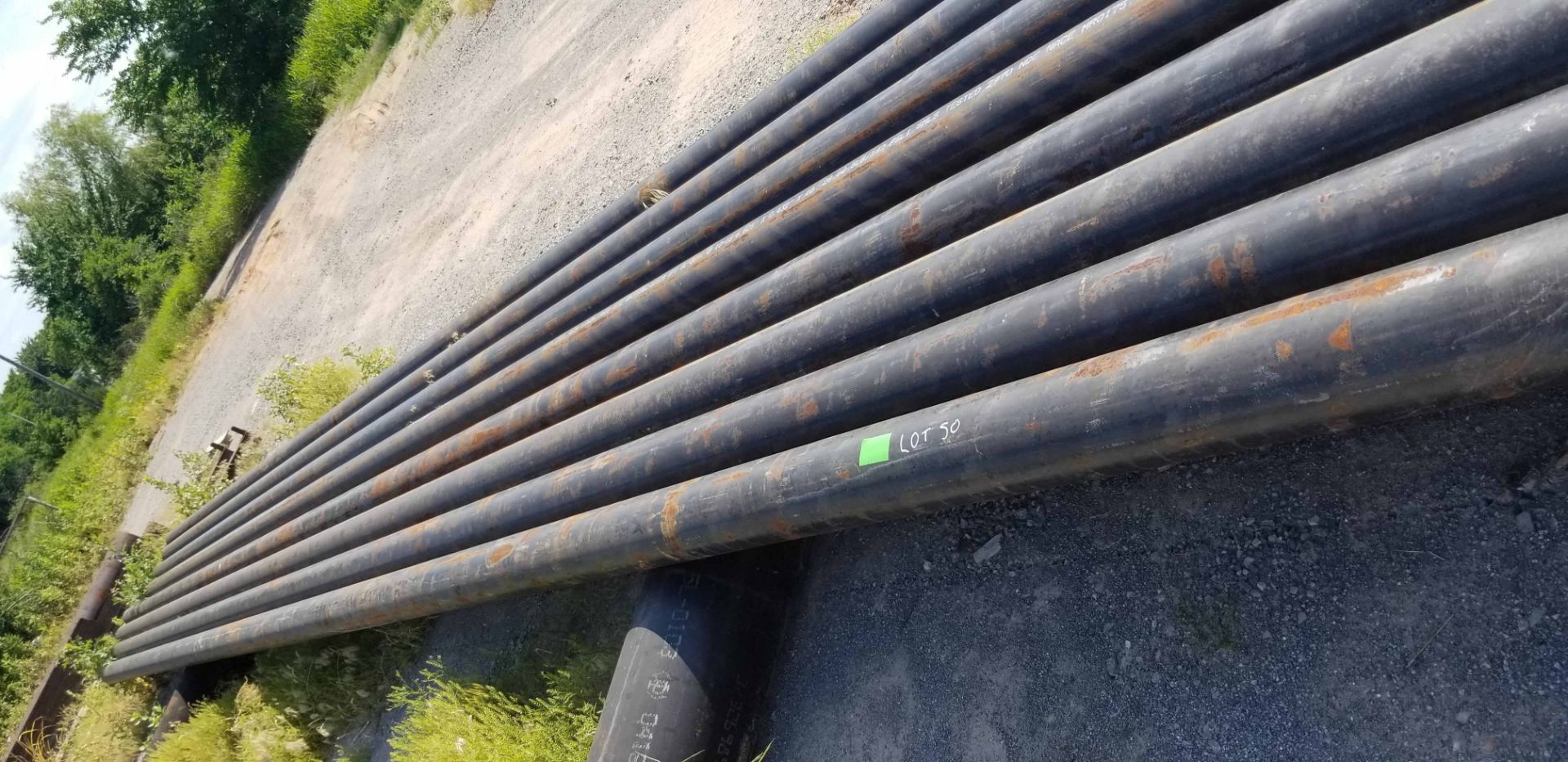 LOT CONSISTING OF: (APPROX. 3840 INCHES) PIPE,SEAMLESS,6",S80/XH,SA-106-B,ASME B36.10 (LOADING