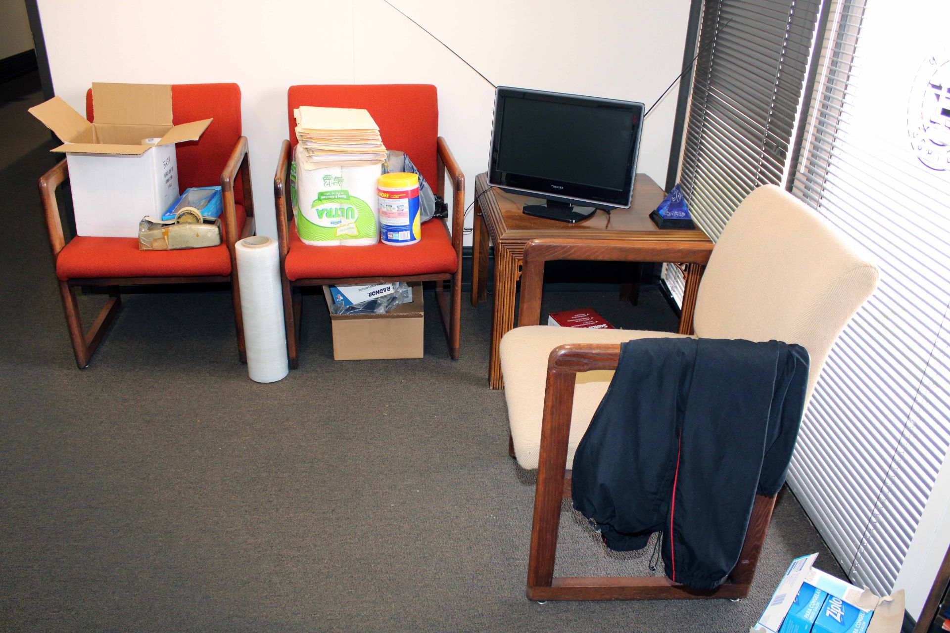 LOT OF FURNITURE IN OFFICE (electronics not included) - Image 3 of 3