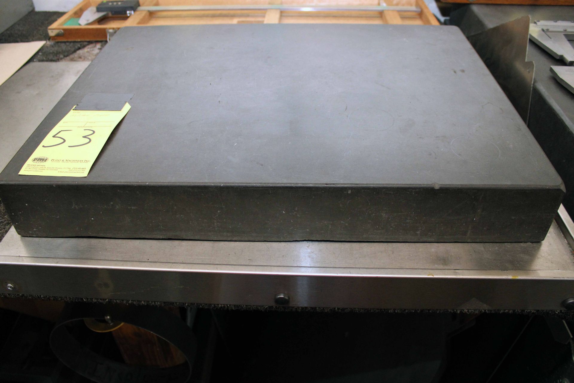 GRANITE SURFACE PLATE, 18" x 24" x 4" thk.