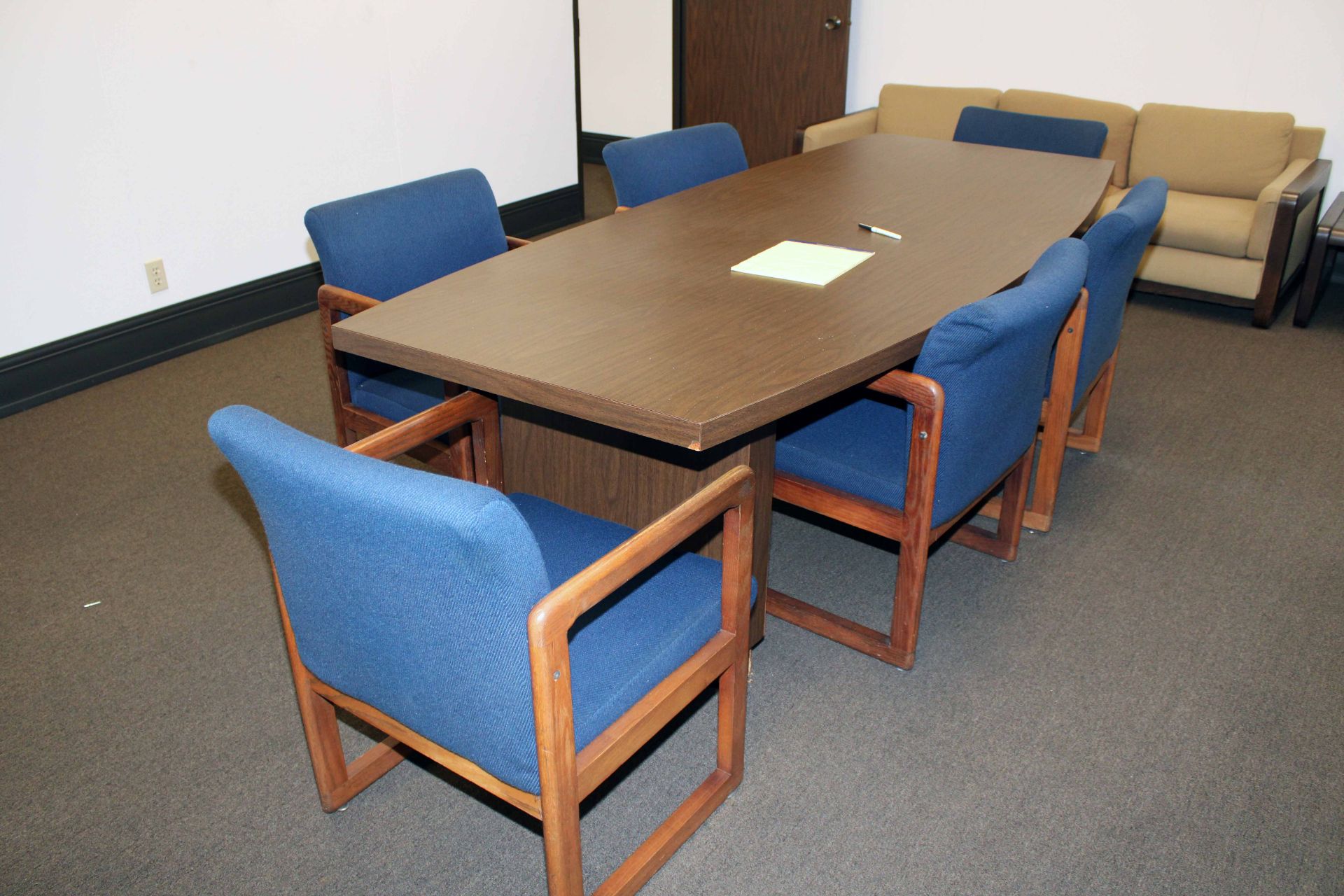 LOT CONSISTING OF: conference table, chairs & couch - Image 3 of 3