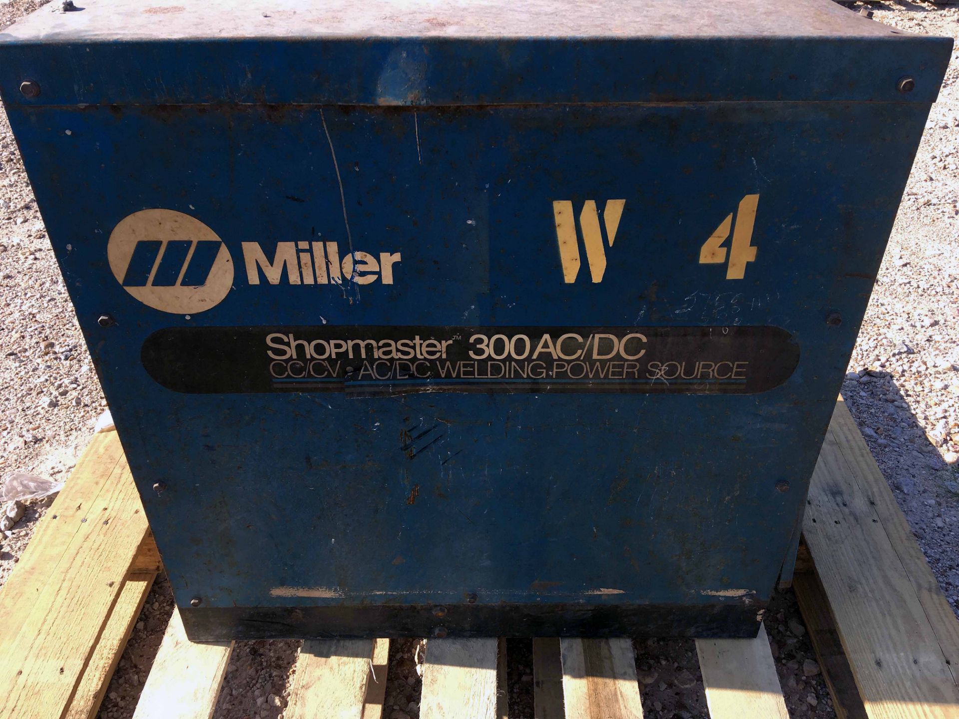 WELDING POWER SOURCE, MILLER SHOPMASTER, 300 AMP (Location 1: FlexDecks, Inc., 14325 West Hardy - Image 3 of 6