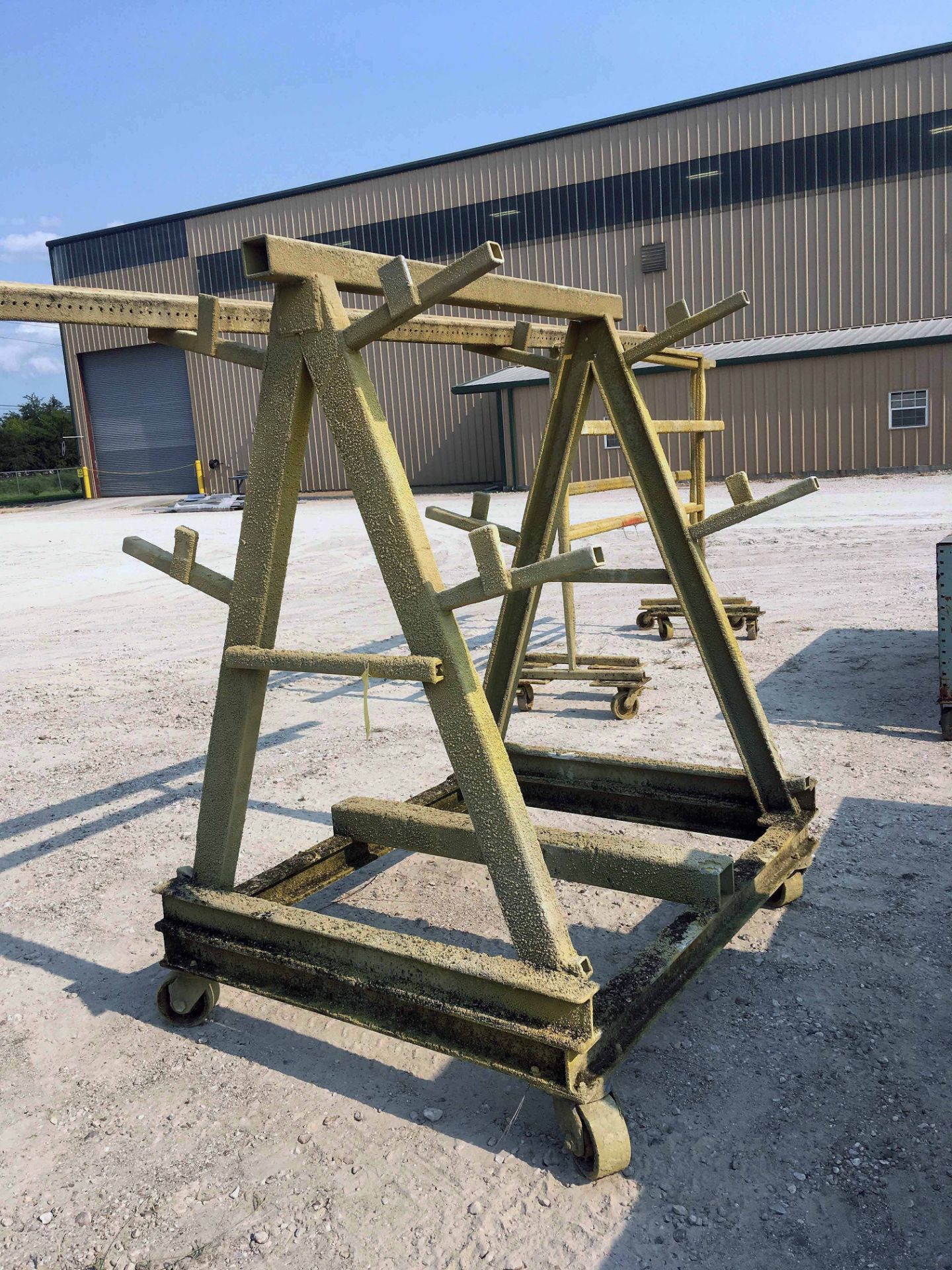 ROLLING PAINT RACK, SHOP MADE (Location 1: FlexDecks, Inc., 14325 West Hardy Road, Houston, TX