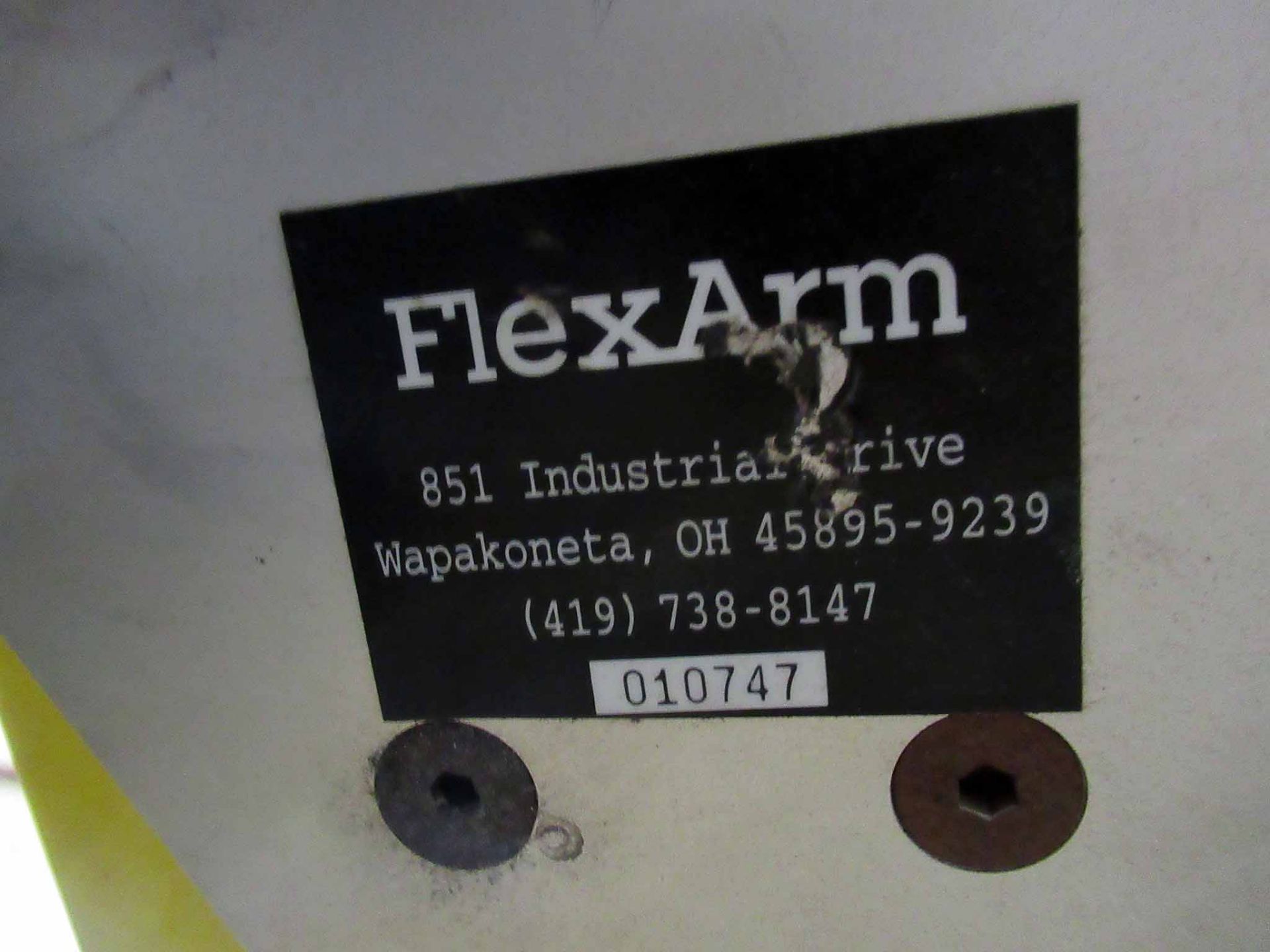 TAPPING MACHINE, FLEX ARM MDL. GH45, Mdl. 50OMM hyd. motor, misc. mounting hardware, S/N 2731 ( - Image 6 of 6