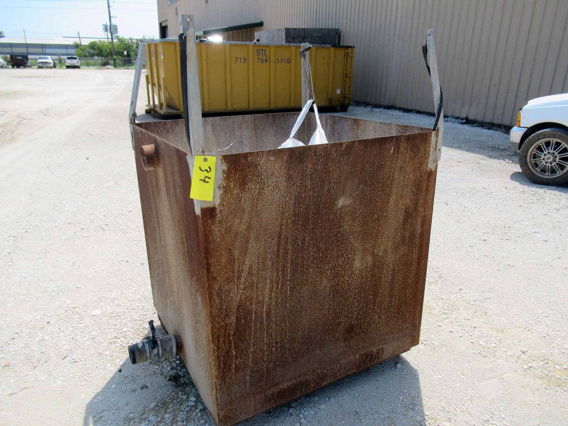 WATER JET AGGREGATE WATER COLLECTION AND FILTRATION SYSTEM, CUSTOM, 48 x 48 x 48 dp. (Location 1: