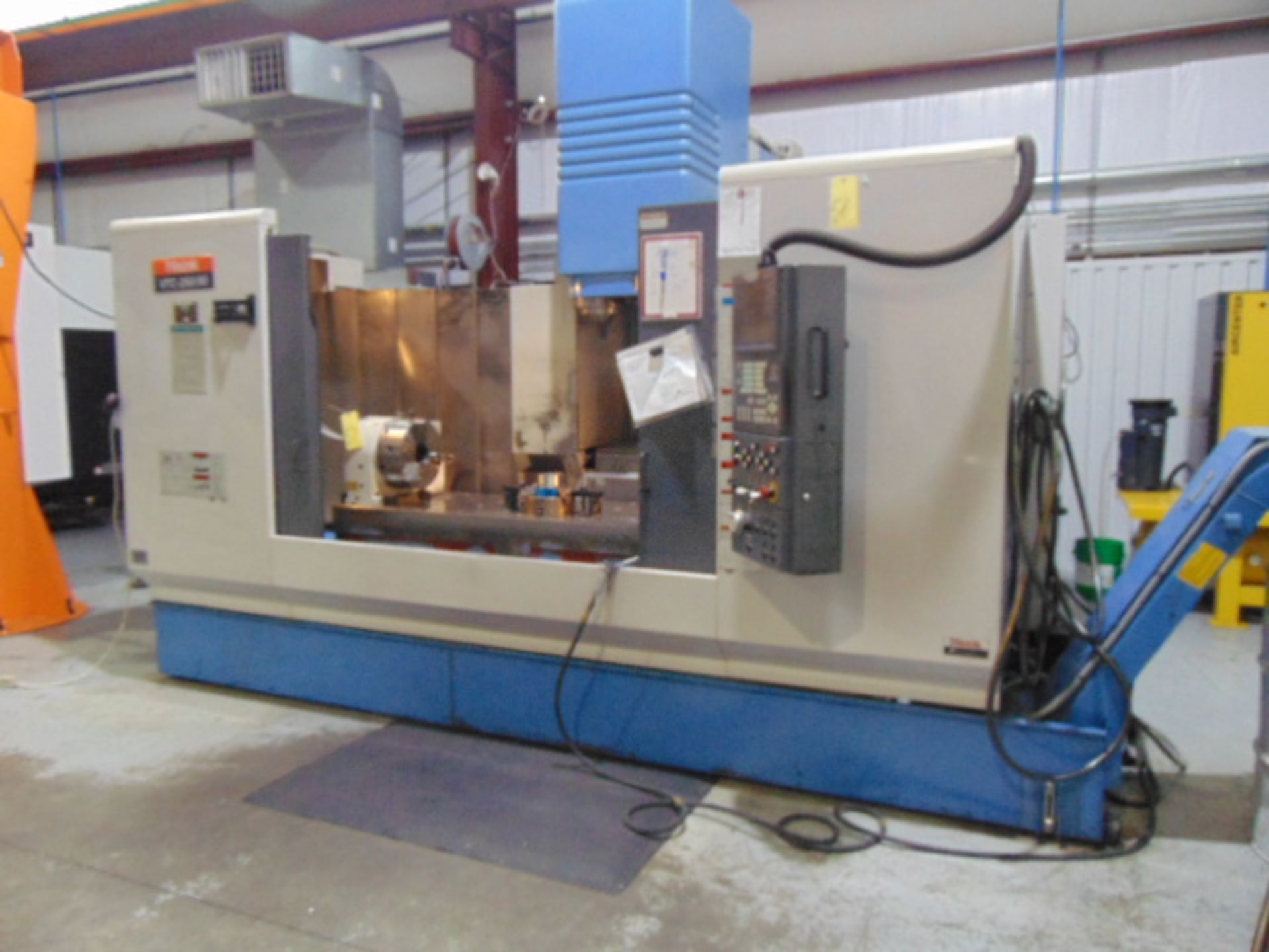 CNC VERTICAL MACHINING CENTER, MAZAK MDL. VTC-250/50, new 2001, Mazatrol 640M CNC control, 73" x 25"