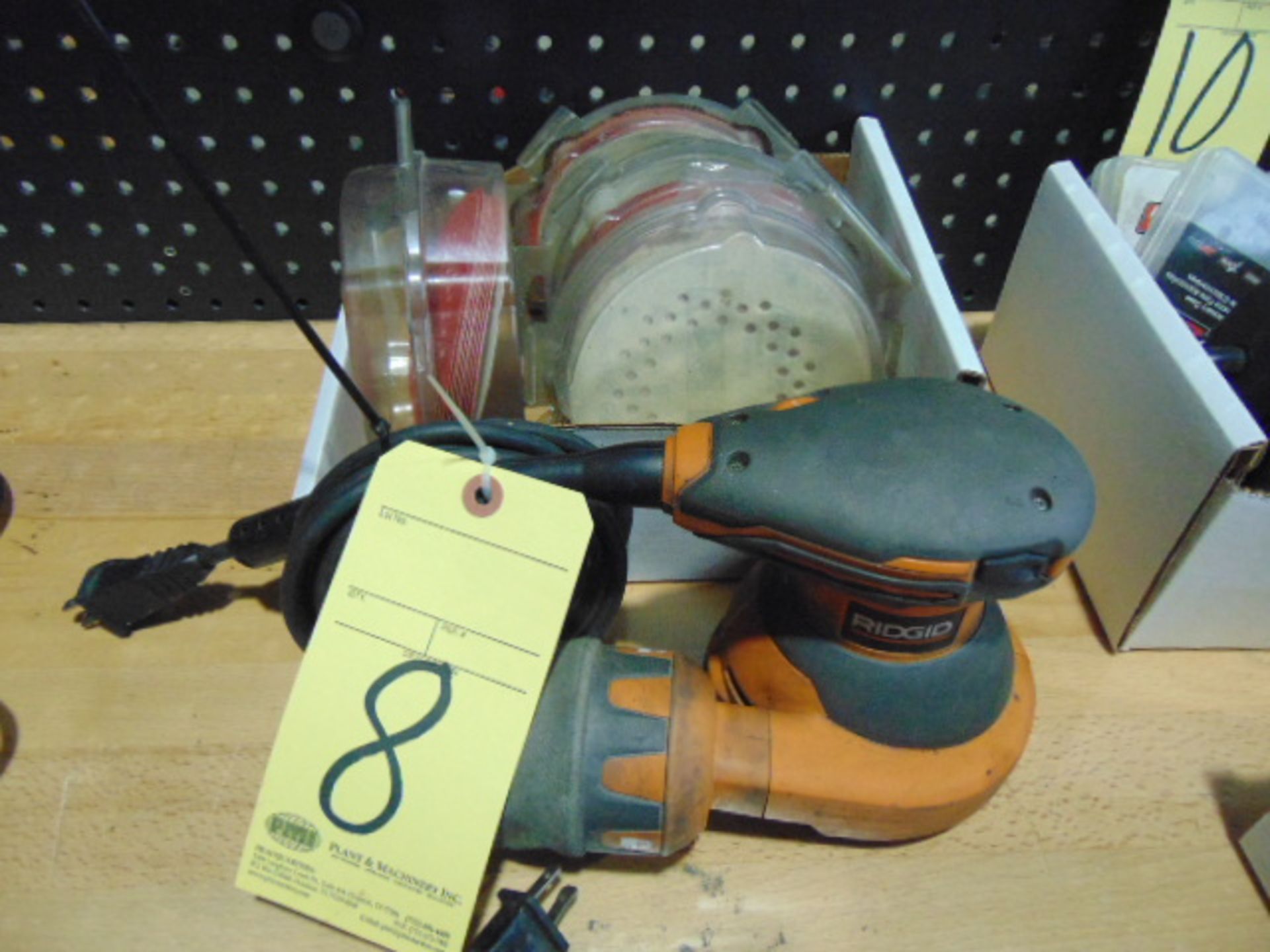 ORBITAL SANDER, RIDGID MDL. R2601, 5"