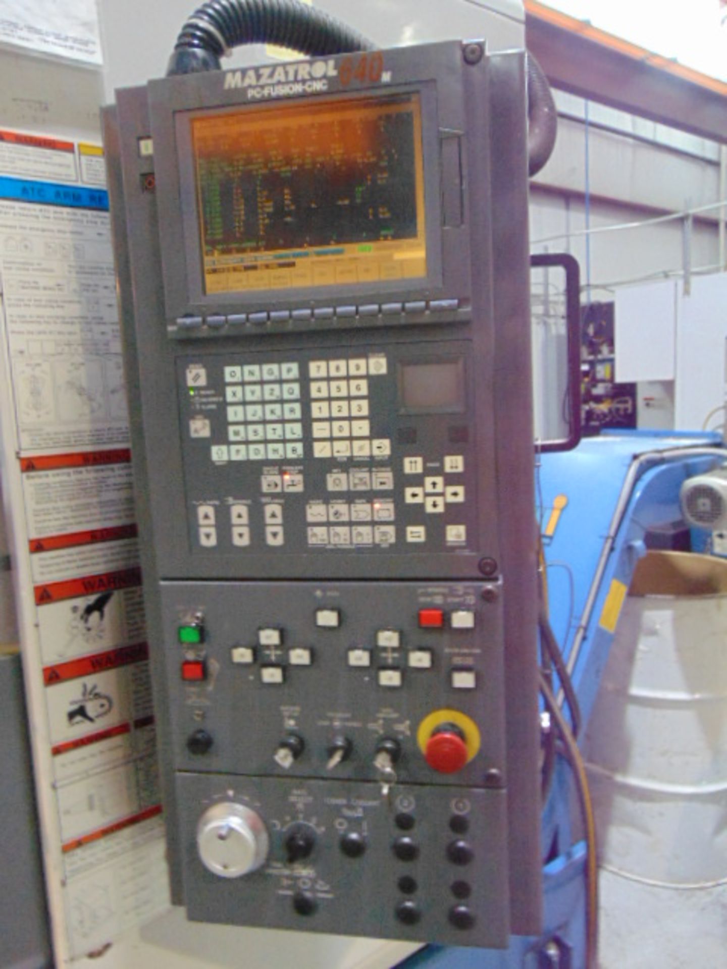 CNC VERTICAL MACHINING CENTER, MAZAK MDL. VTC-250/50, new 2001, Mazatrol 640M CNC control, 73" x 25" - Image 2 of 15