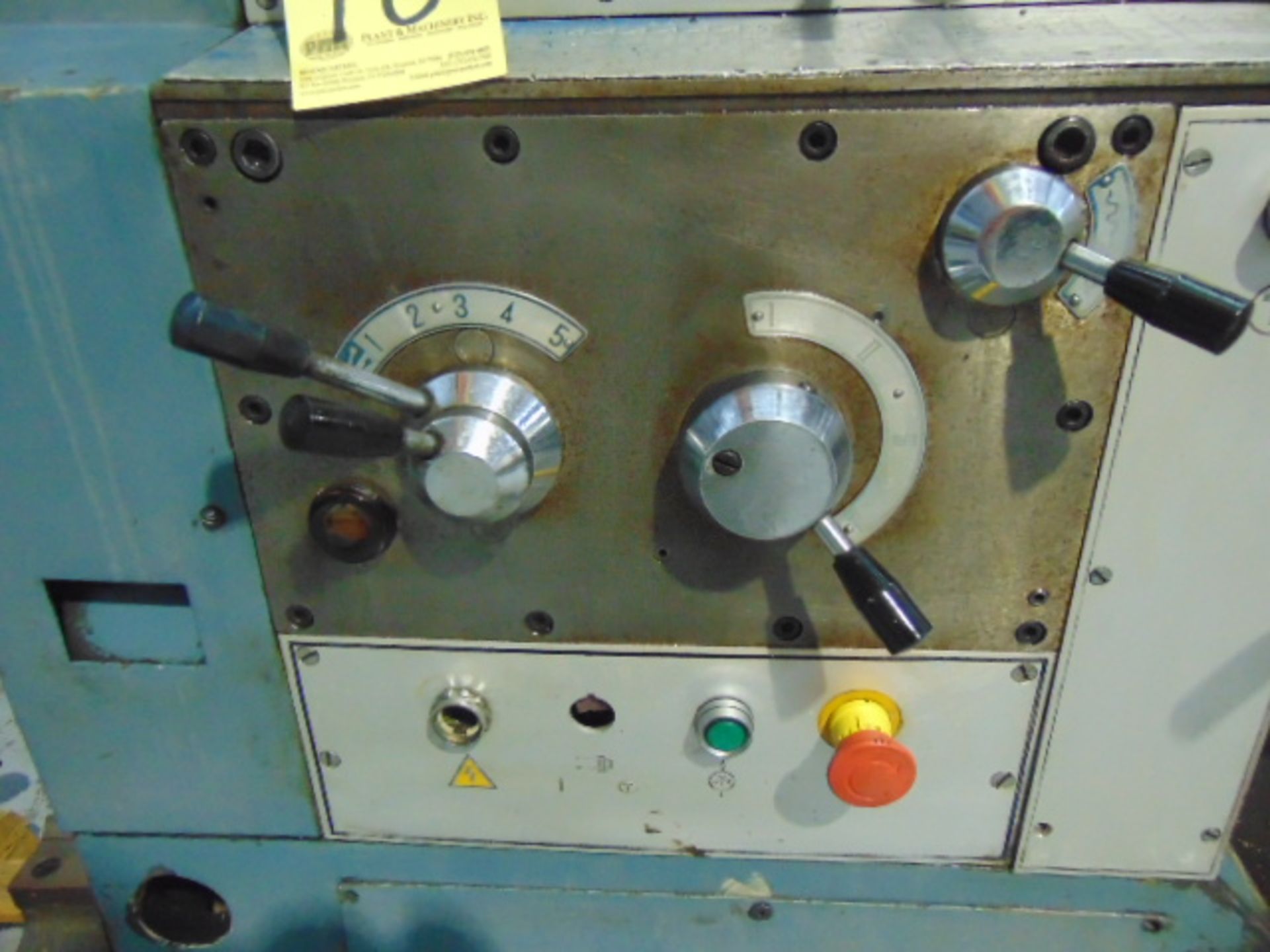 ENGINE LATHE, K 15" X 50", 3" bore, 12" chuck, toolpost, Trav-A-Dial - Image 4 of 14