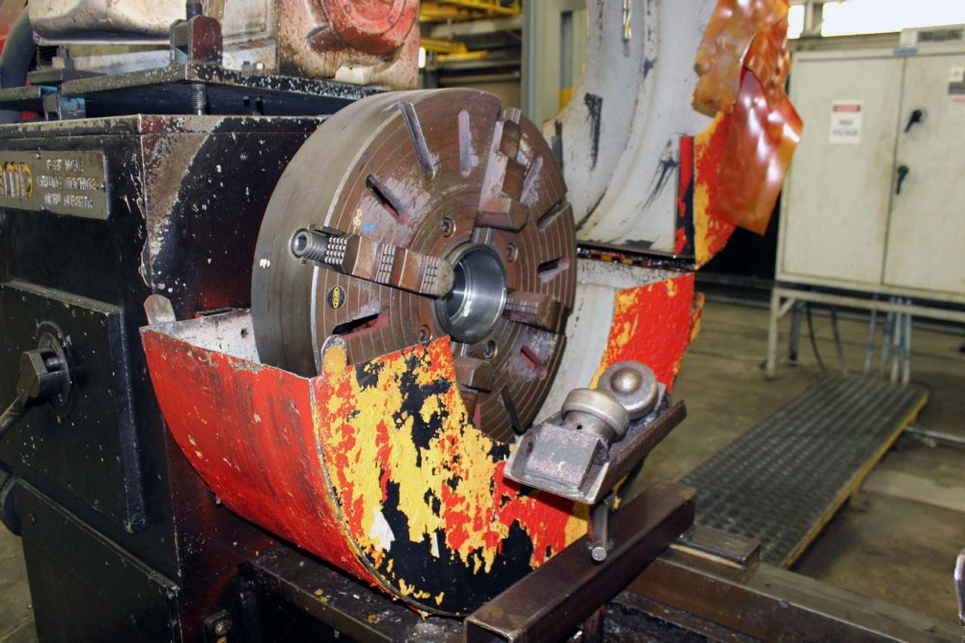 DEEP HOLE BORING MACHINE, RMD, double pinion rack drive, headstock, boring head, (2) steadyrests, - Image 3 of 3