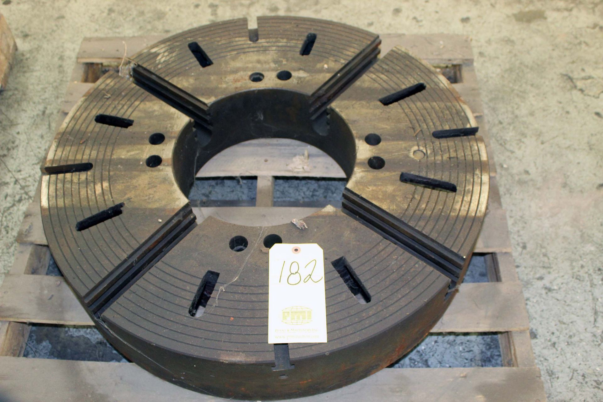4-JAW CHUCK, 28" (missing jaws)