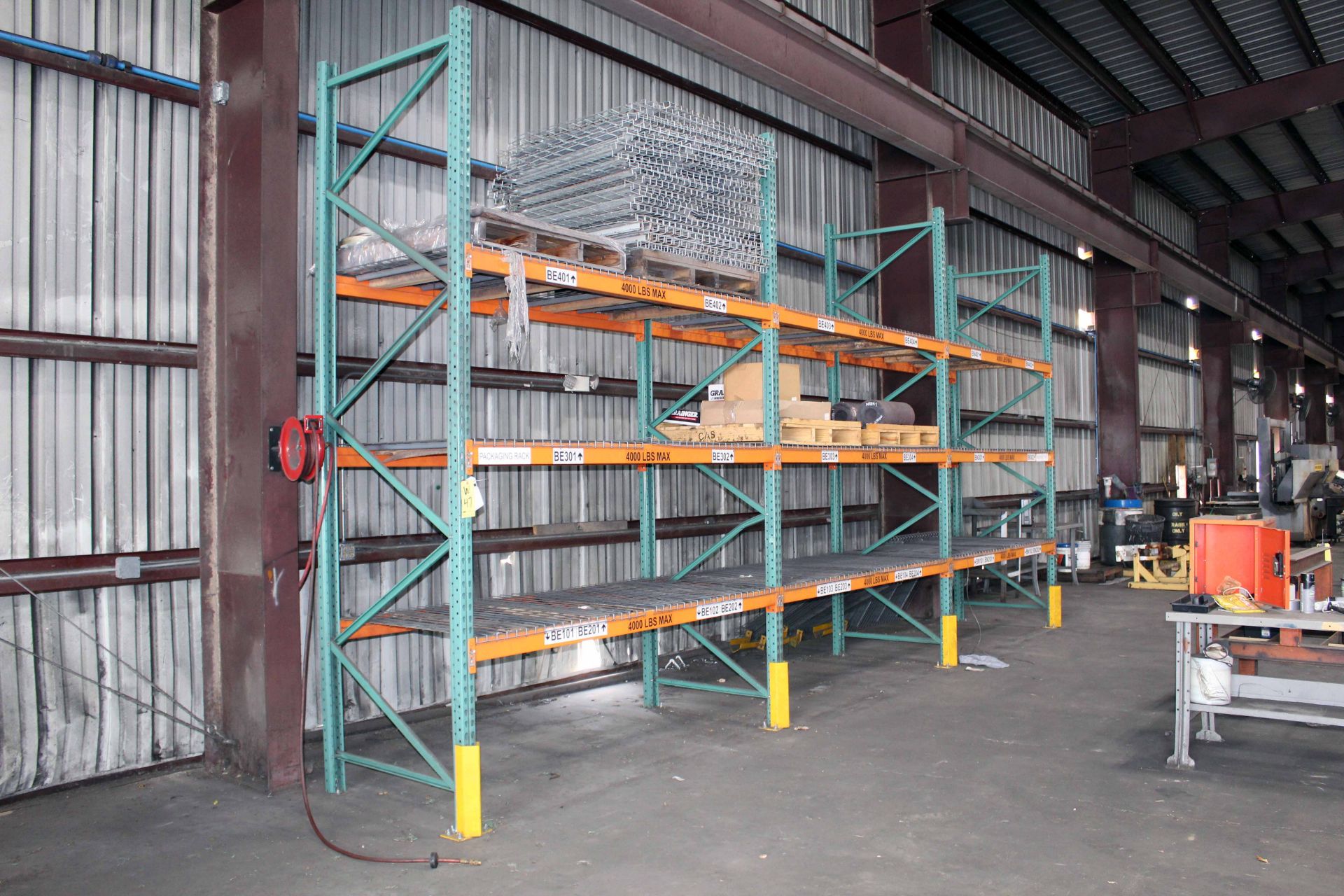 ADJUSTABLE PALLET RACK, 12 x 42" w/8' beams, approx. (21) uprights, (114) beams, (132) wire deck - Image 2 of 2