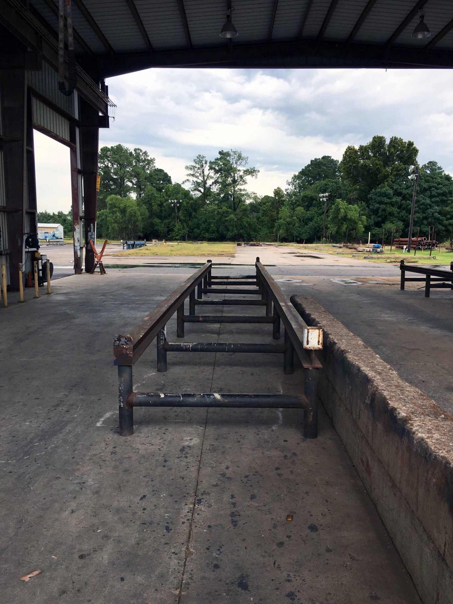 LOT OF PIPE RACKS, 40'L. - Image 3 of 3