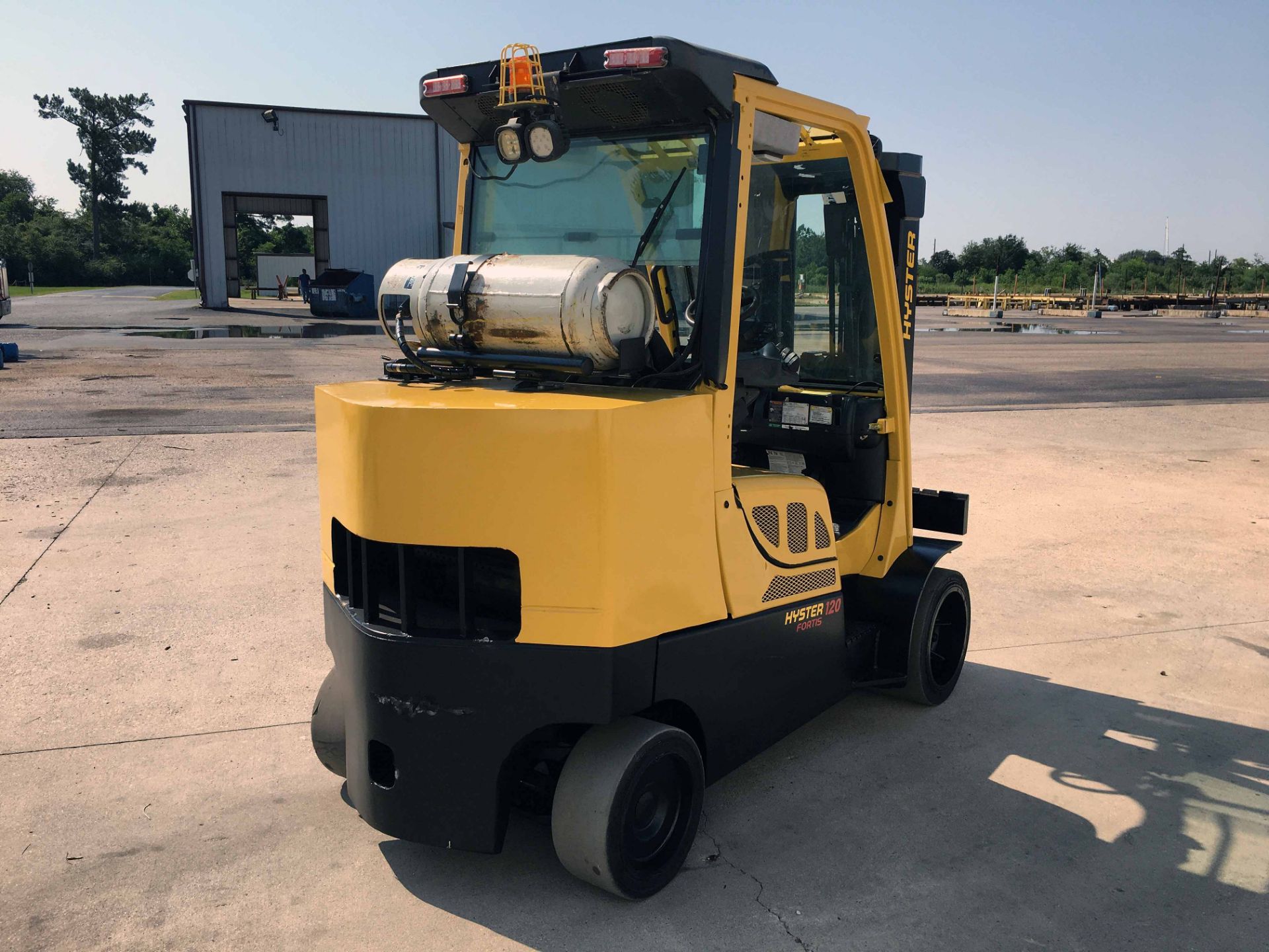 FORKLIFT, HYSTER 12,000 LB BASE CAP. MDL. S120FT, new 2015, LPG, 171” max. lift ht., 83” 3-stage - Image 4 of 7